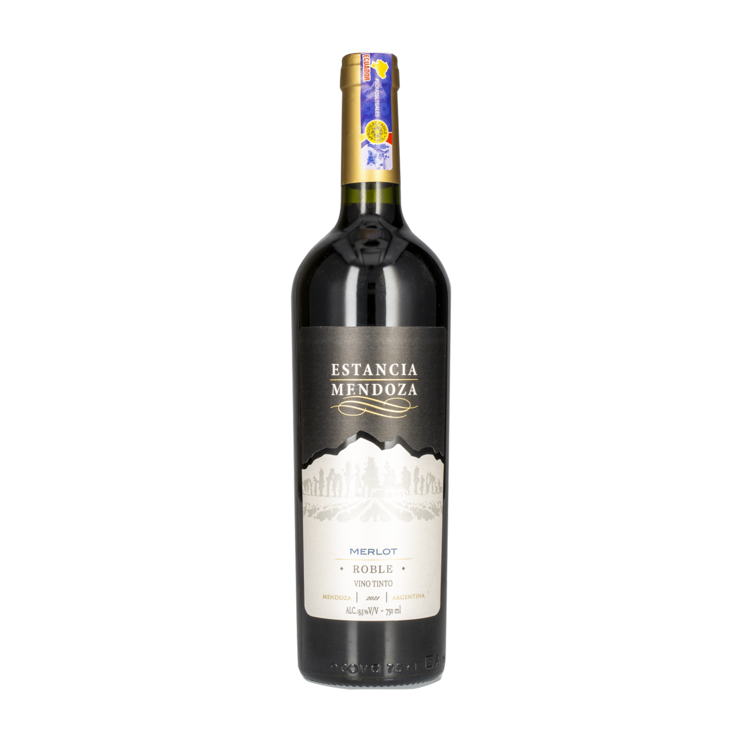 Vino Tinto Merlot ESTANCIA MENDOZA 750 Ml