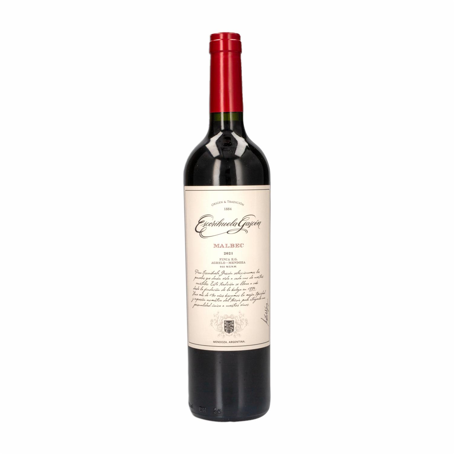 Vino Tinto Argentino Malbec ESCORIHUELA GASCÓN 750 Ml