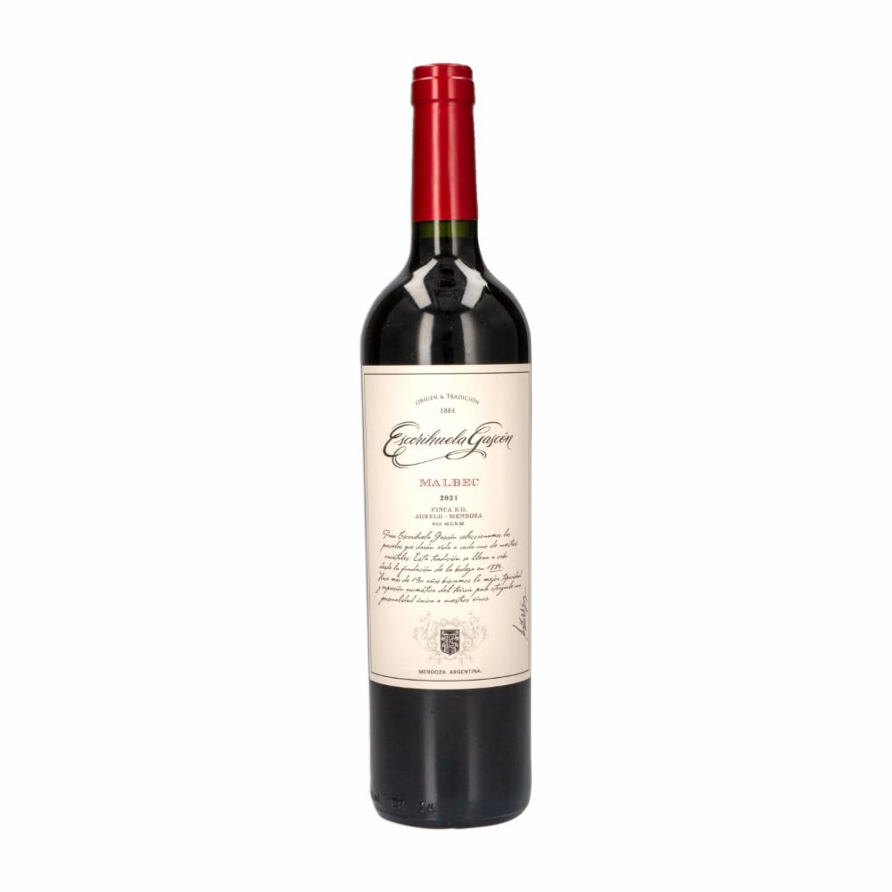 Vino Tinto Argentino Malbec Escorihuela 750 Ml