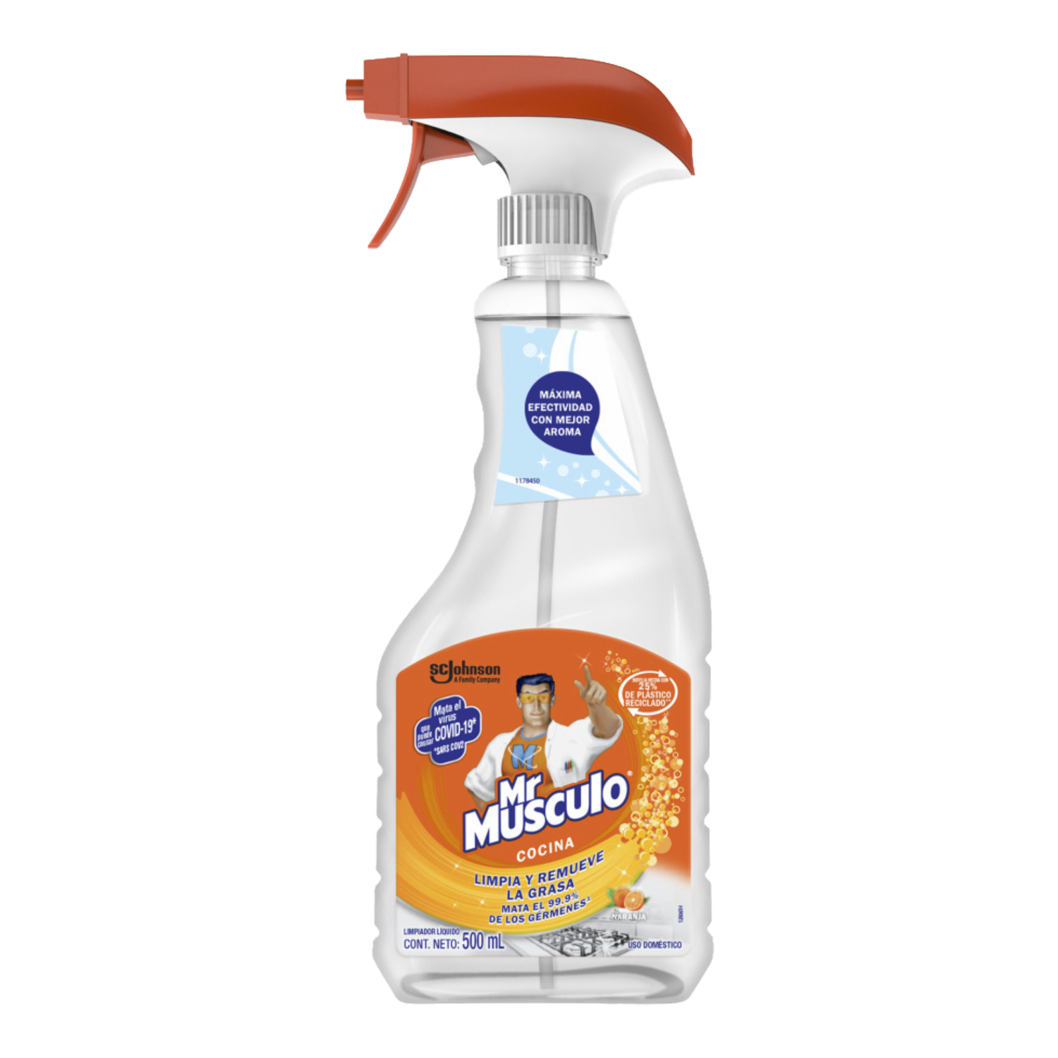 Limpiador Aroma Naranja MR.MUSCULO 500 Ml