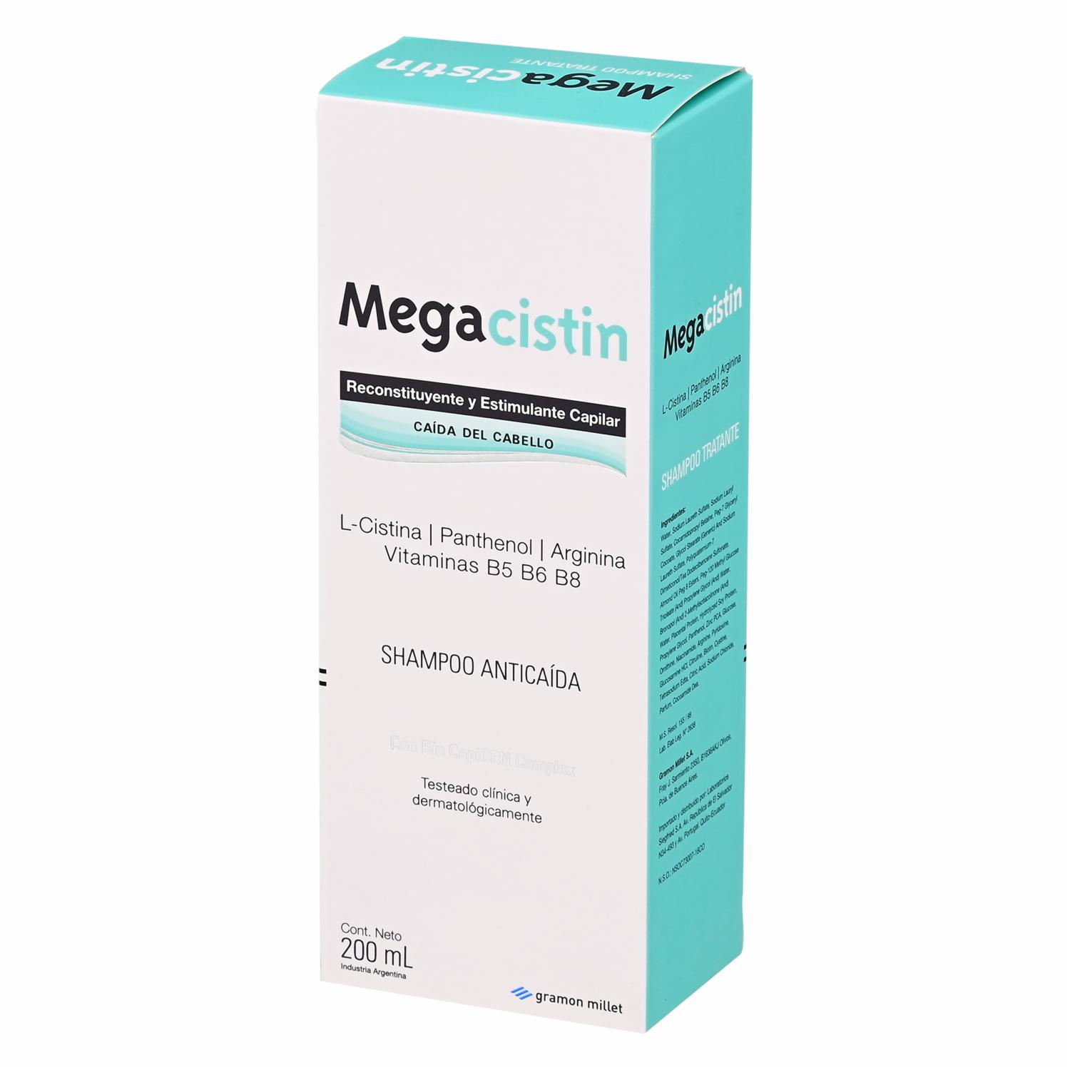 Shampoo De Cabello Anti Caída MEGACISTIN 200 Ml