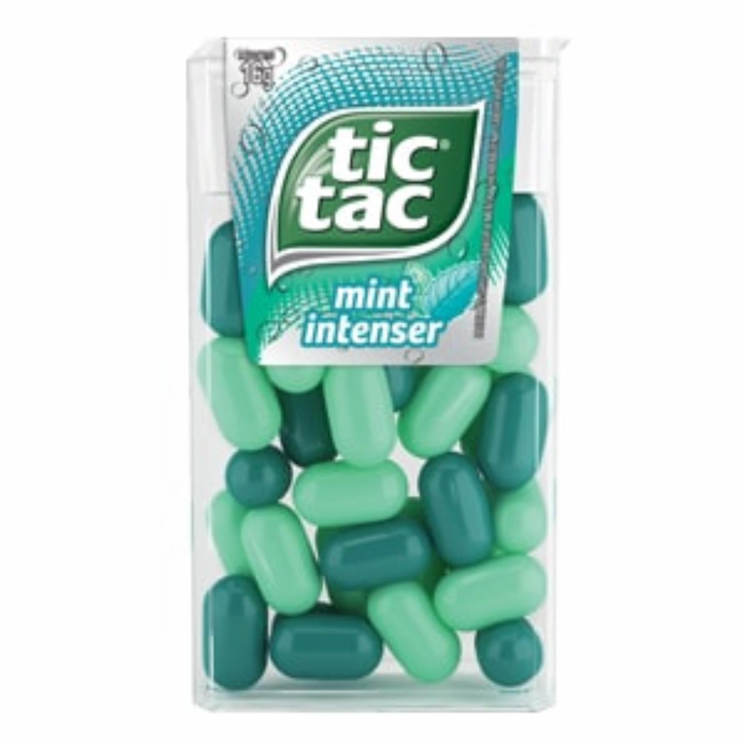Caramelo Masticable Sabor A Menta Fuerte TIC TAC 16 G