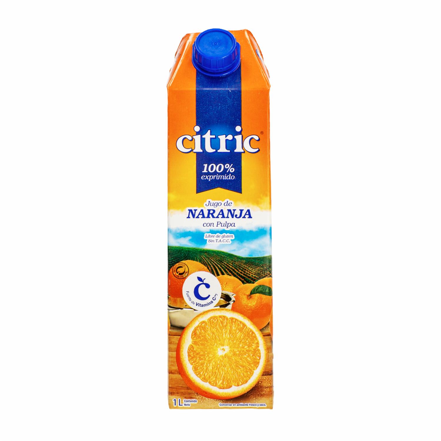Jugo De Naranja CITRIC Tetrapak