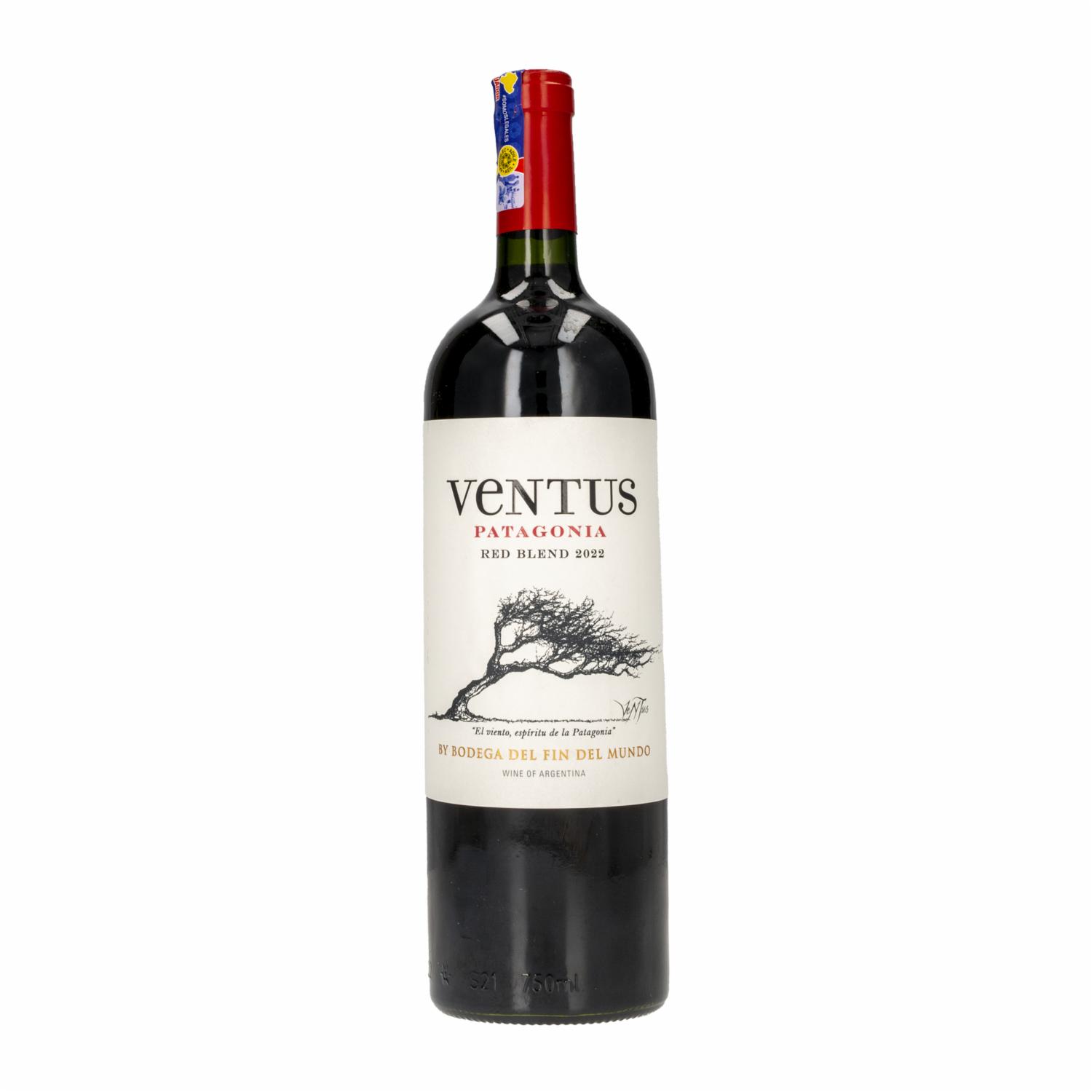 Vino Tinto Merlot Malbec Cabernet Sauvignon VENTUS 750 Ml