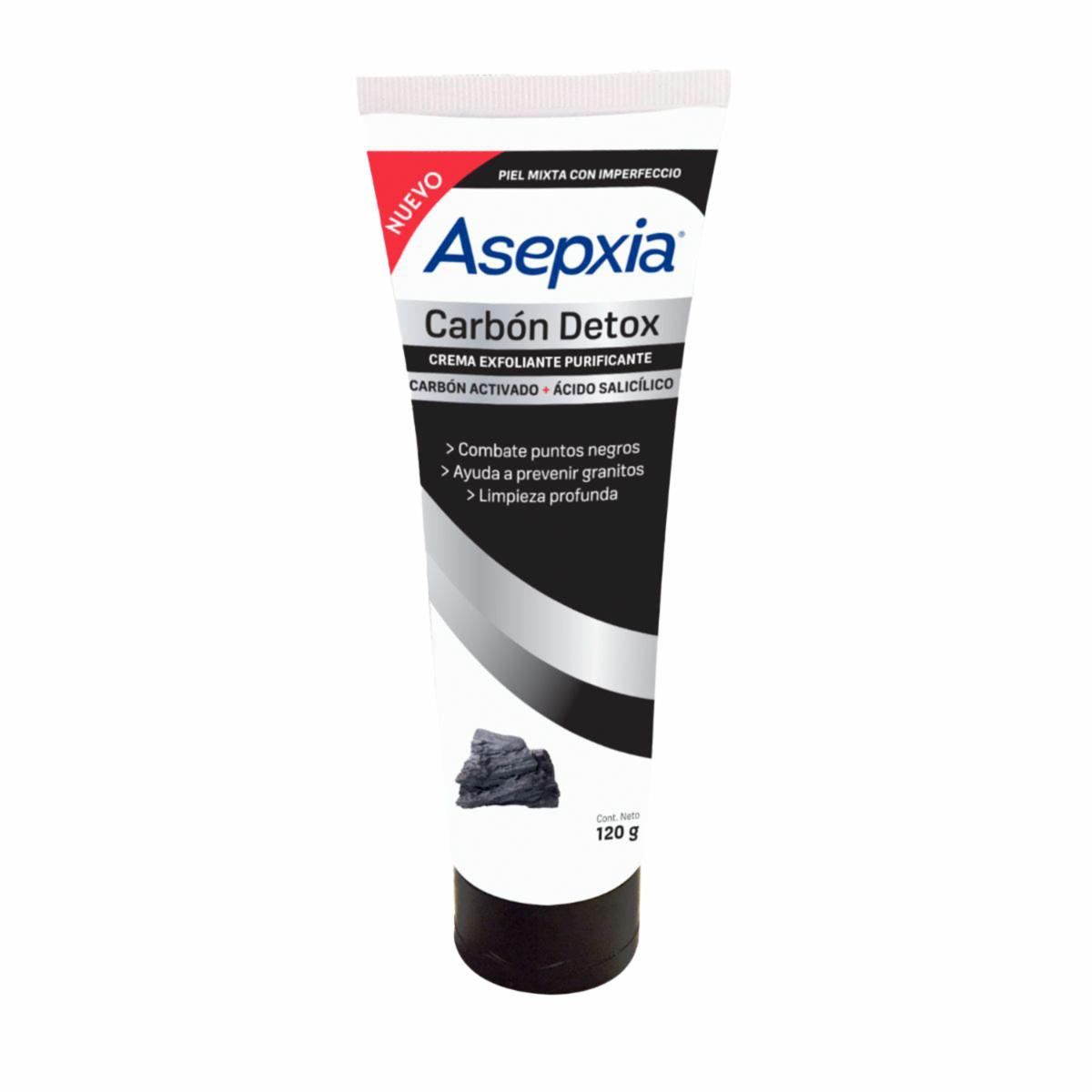 Exfoliante Facial Con Carbón Détox ASEPXIA 120 G