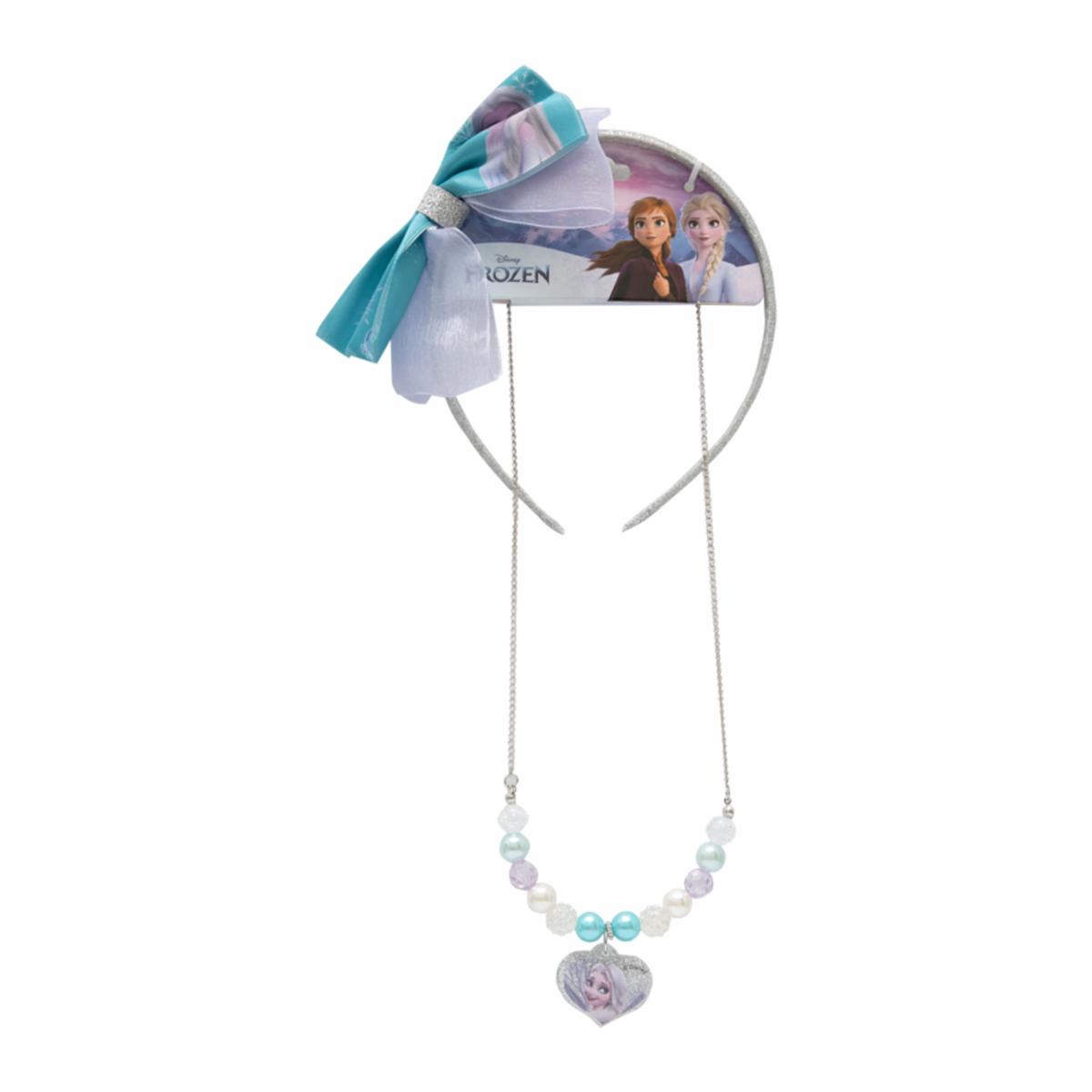 Vinchas De Cabello Diseño Diadema Y Collar FROZEN X 2 Uds