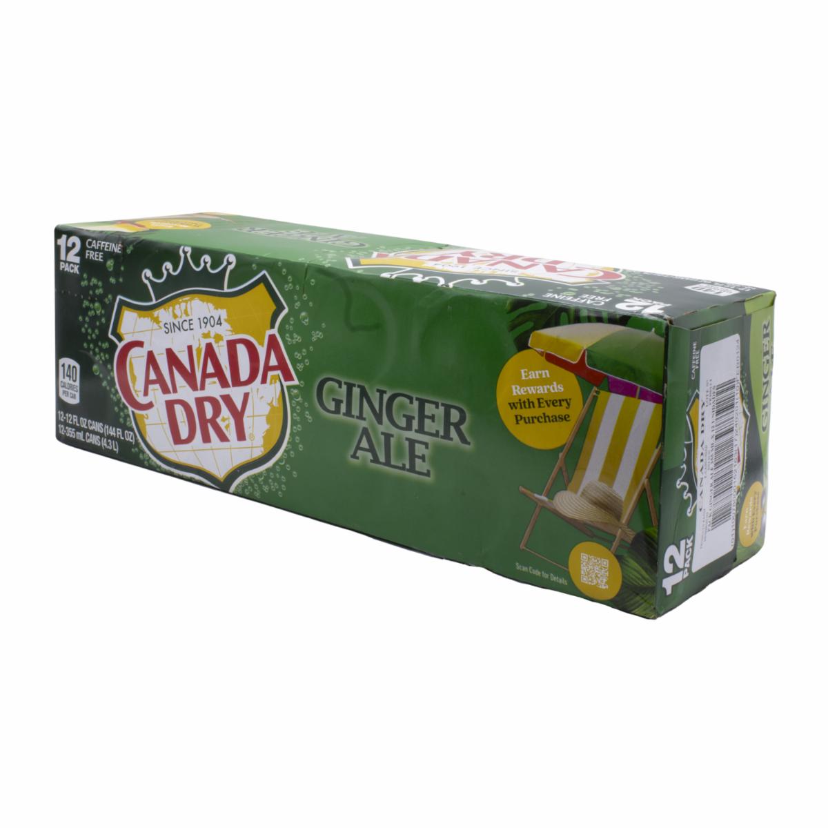 Bebida Gaseosa 12 Pack Ginger CANADA DRY 12 X 355 Ml
