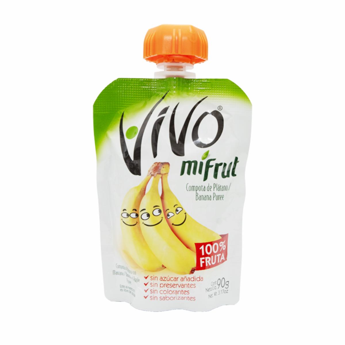 Compota Con Manzana VIVO 90 G