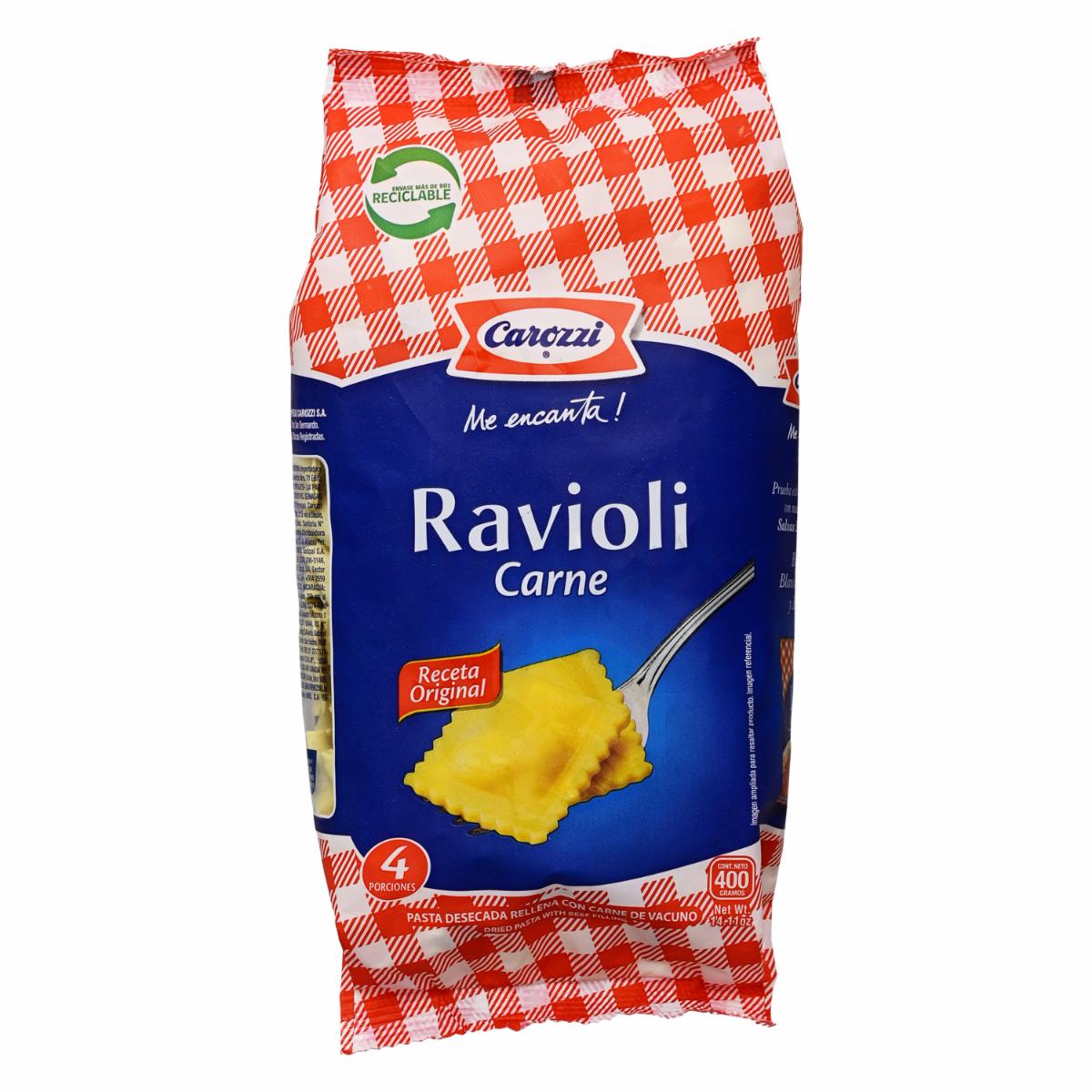 Ravioli De Carne CAROZZI 400 g