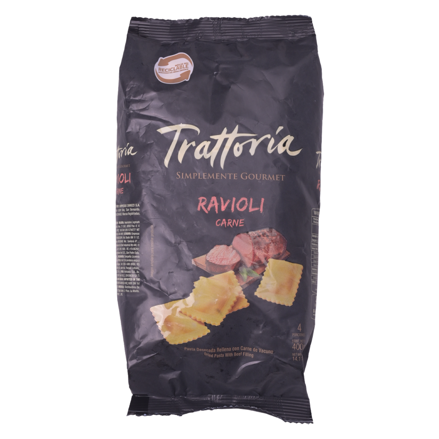 Raviolis De Carne TRATTORÍA 400 G