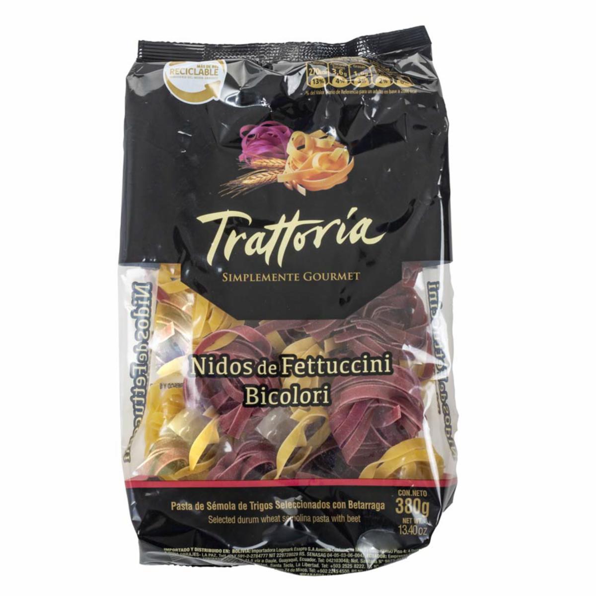 Nidos De Fettuccine Bicolor TRATTORÍA 380 G