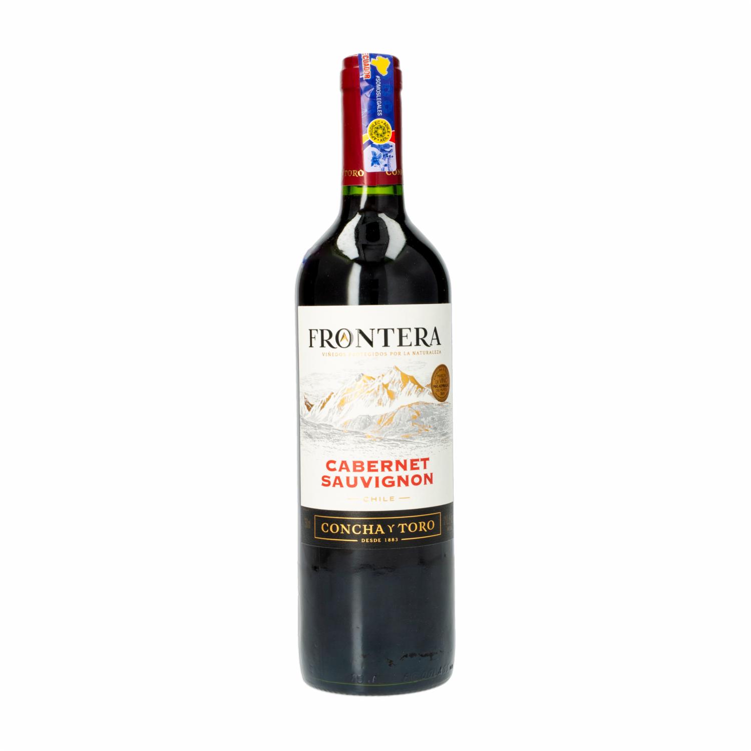 Vino Tinto Cabernet Sauvignon 2008 FRONTERA 750 ML