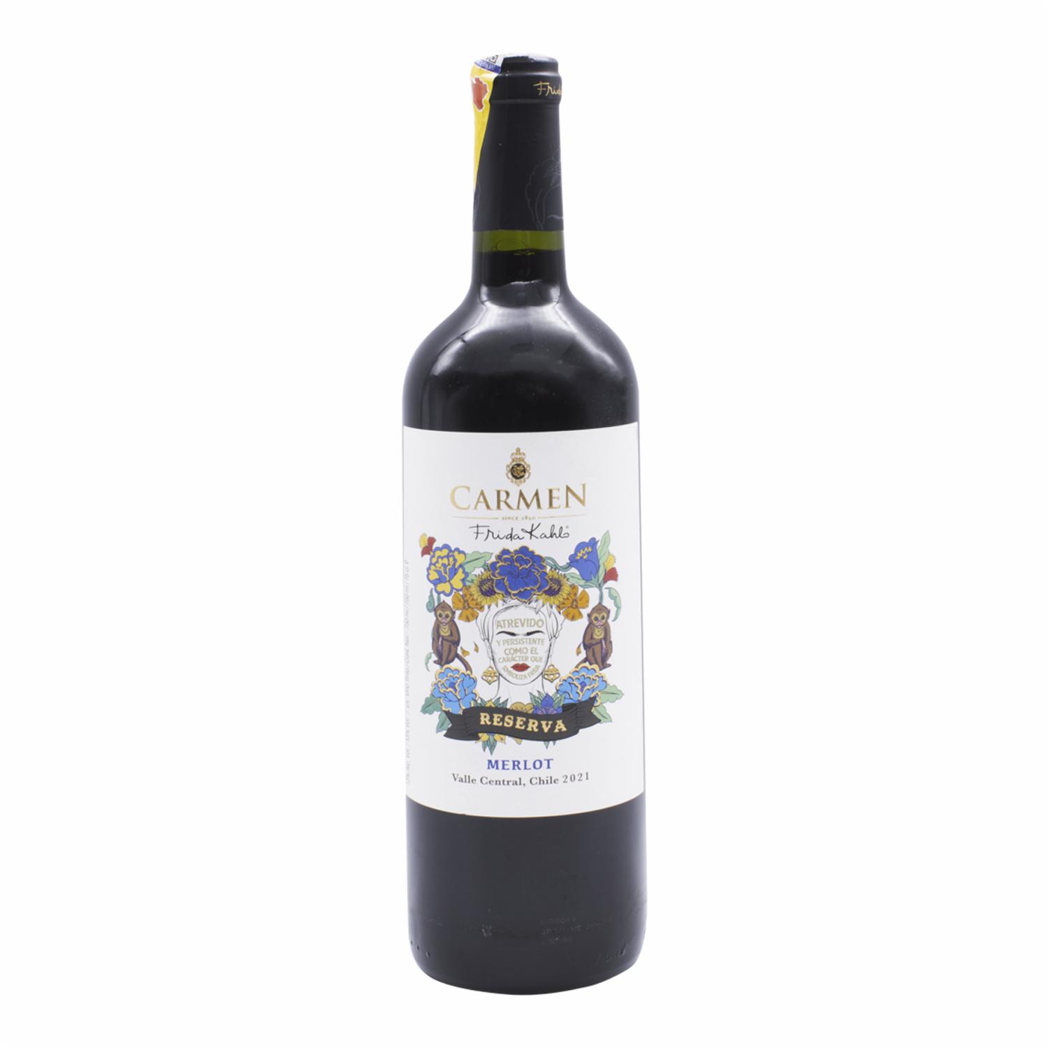 Vino Tinto Reserva Merlot FRIDA KAHLÓ 750 Ml