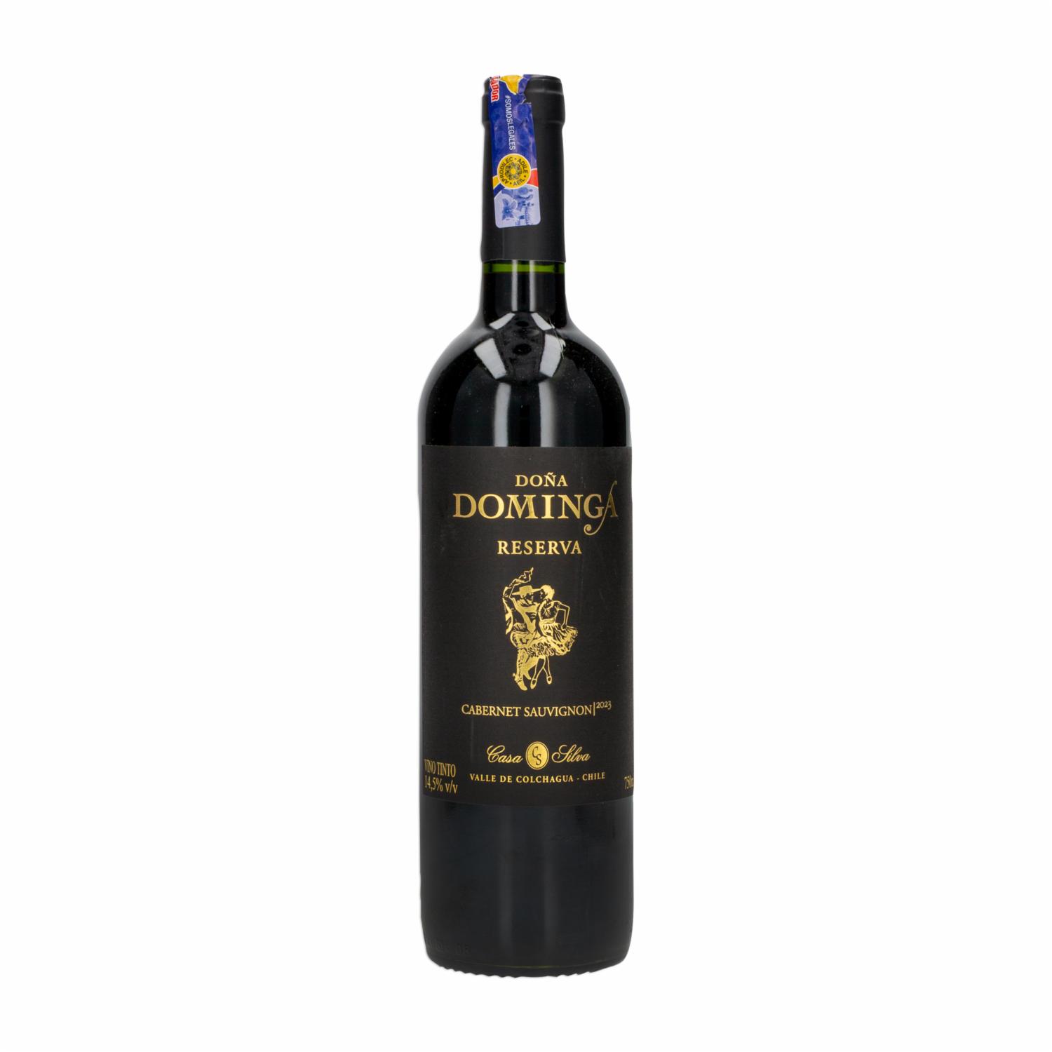 Vino Tinto Reserva Cabernet Sauvignon DOÑA DOMINGA 750 ML