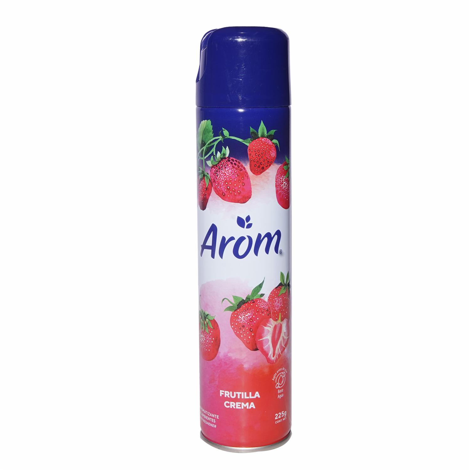 Desodorante Ambiental Frutilla Crema AROM 225 G