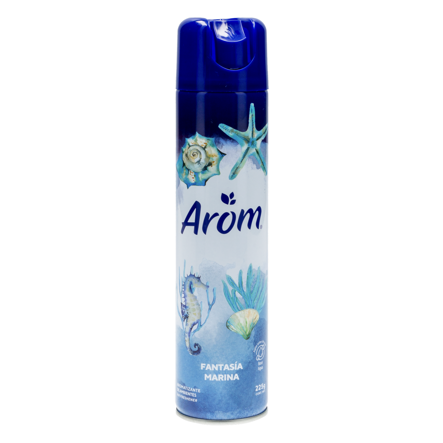 Desodorante Ambiental Aerosol Fantasía Marina AROM 225 G
