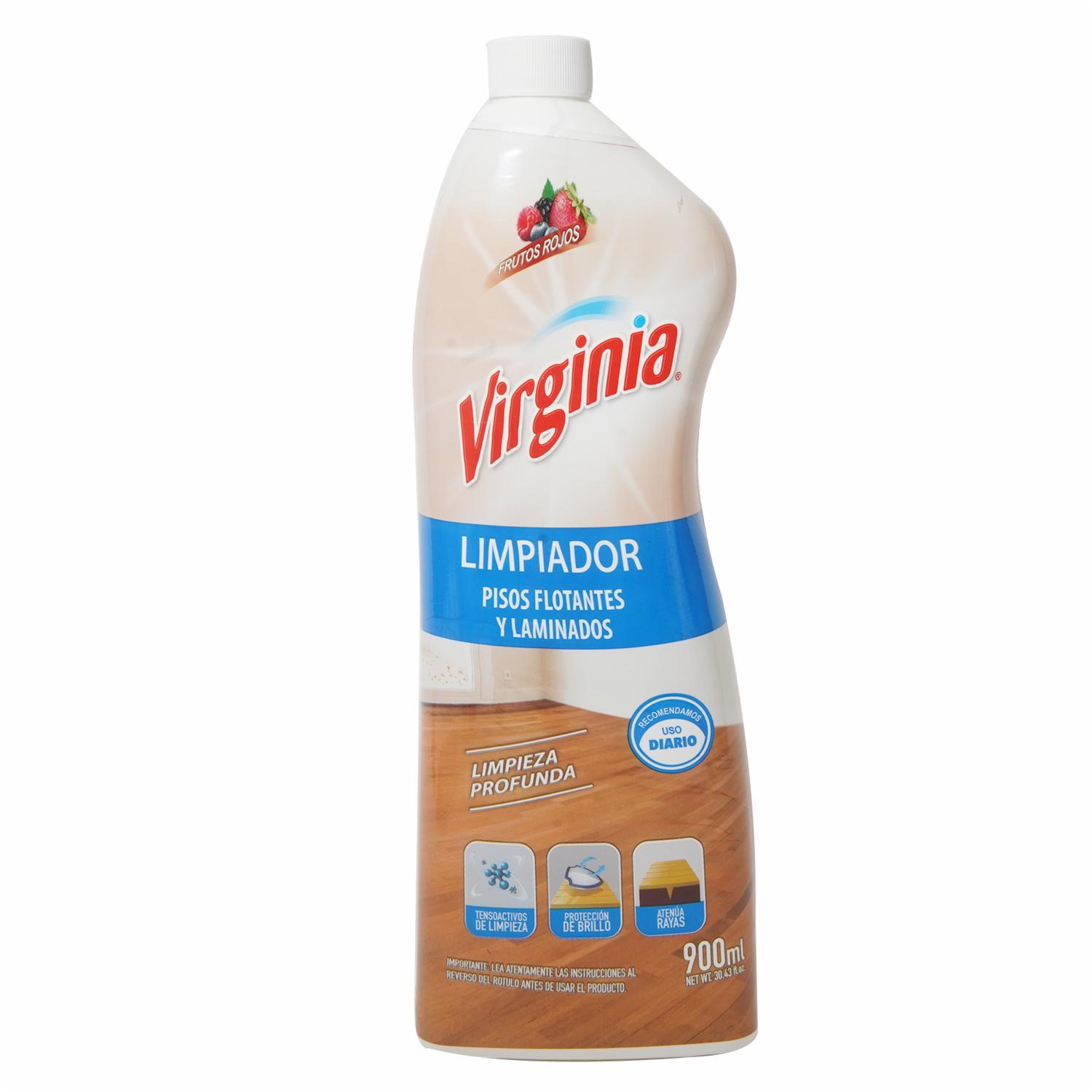 Limpiador De Pisos Flotantes Frutos Rojos VIRGINIA 900 Ml