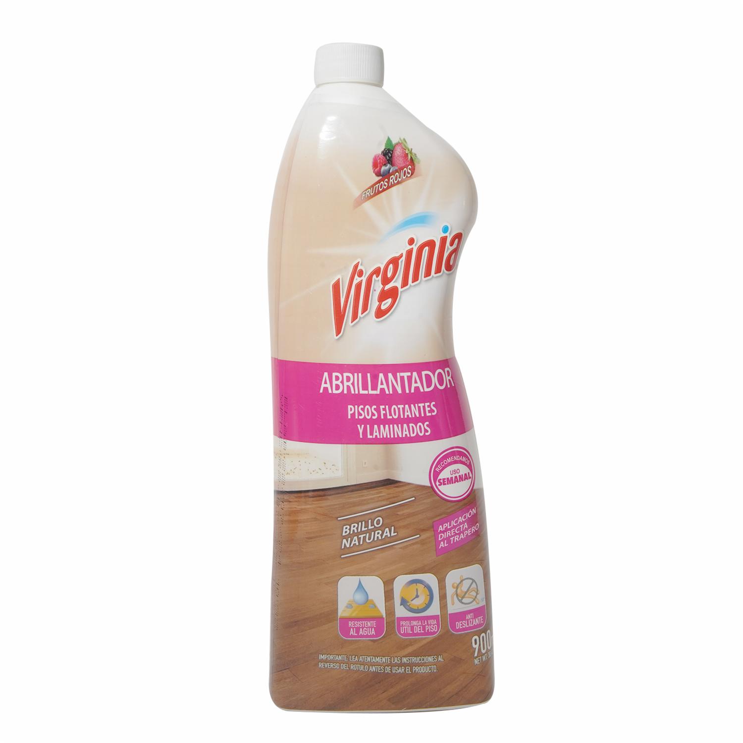 Abrillantador De Pisos Aroma Frutos Rojos VIRGINIA 900 Ml