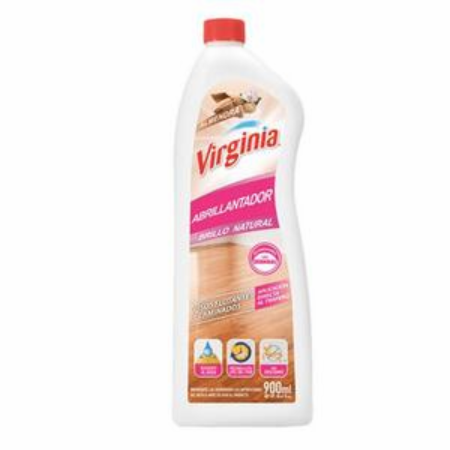 Abrillantador De Pisos Flotantes Tono Almendra VIRGINIA 900 Ml