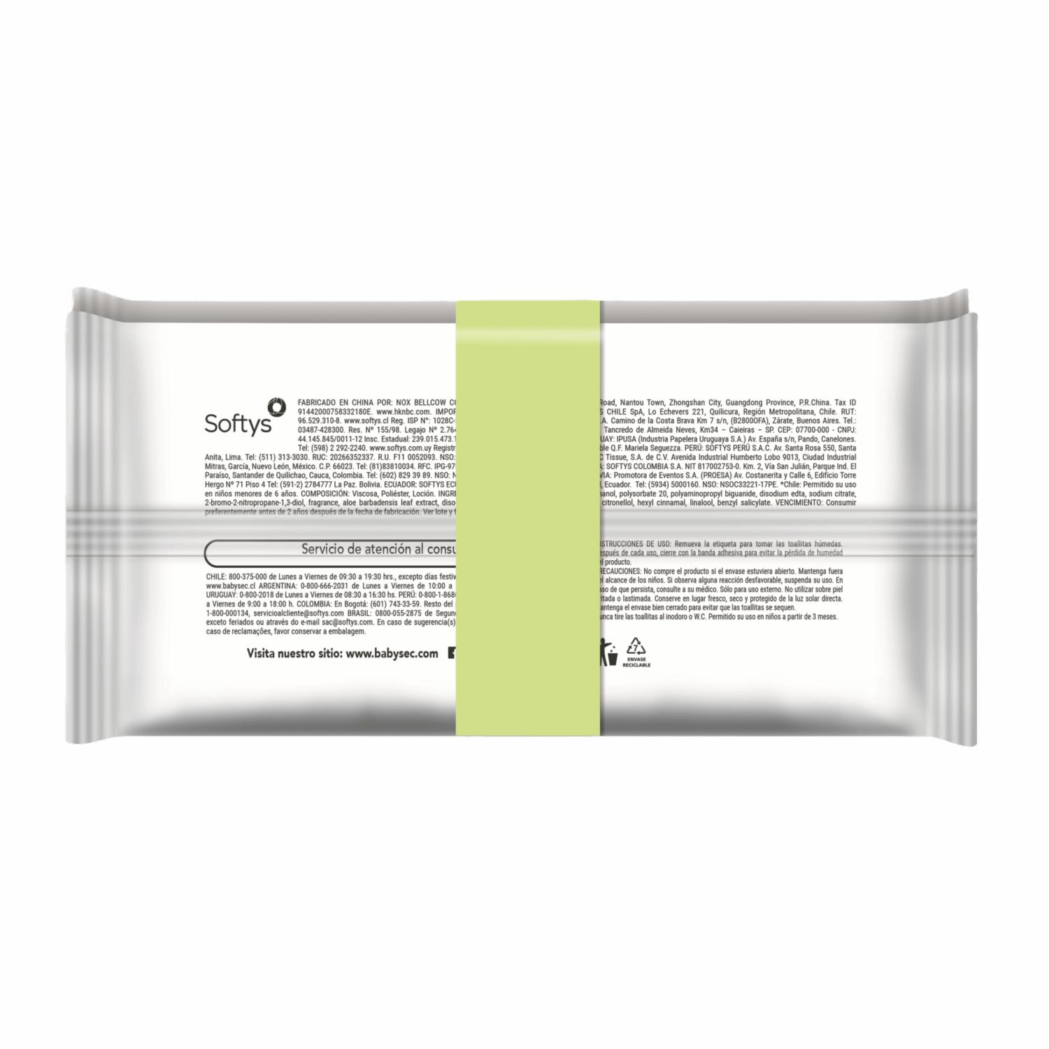 Pañitos Húmedos Ultra Fresh BABYSEC 1 X 150 Uds