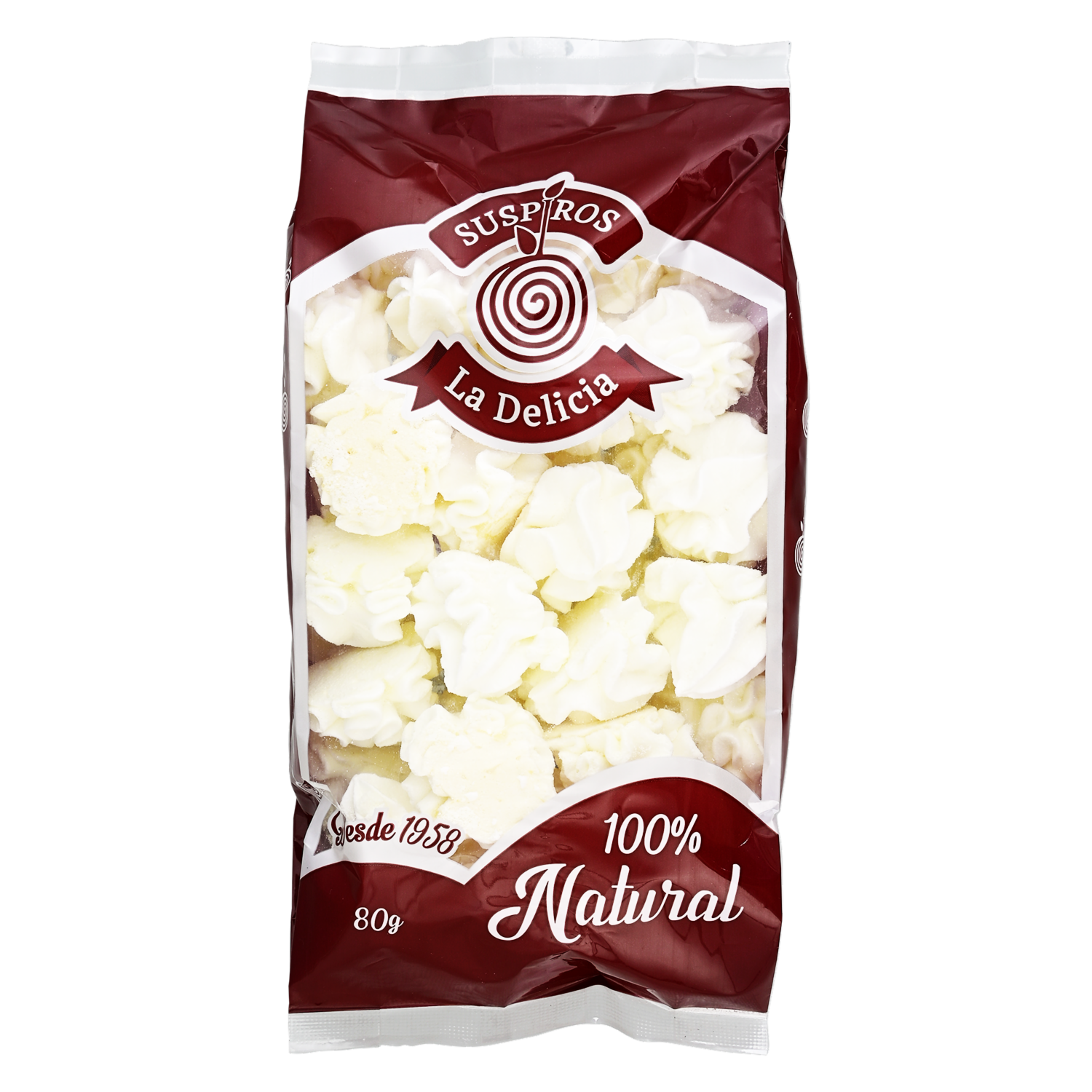 Suspiros Empacados LA DELICIA 80 G