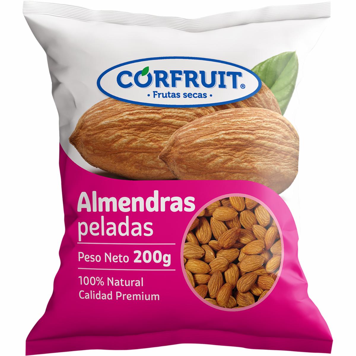 Almendras Peladas 100% Natural CORFRUIT 200 G