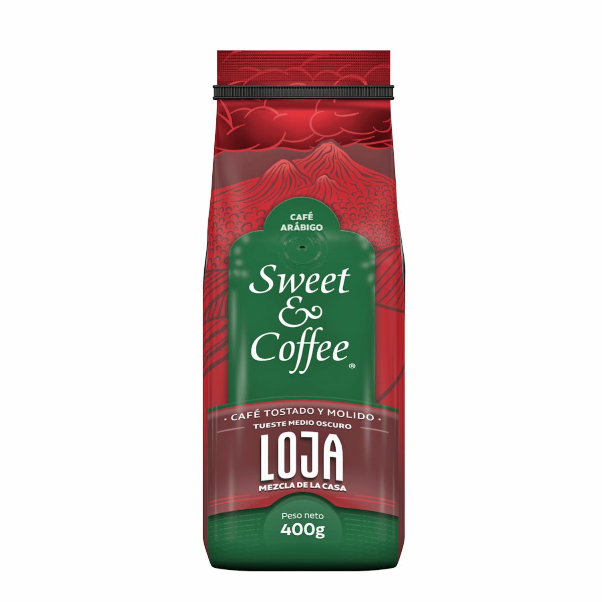 Café Tostado Y Molido Arábigo Loja SWEET & COFFEE 400 G