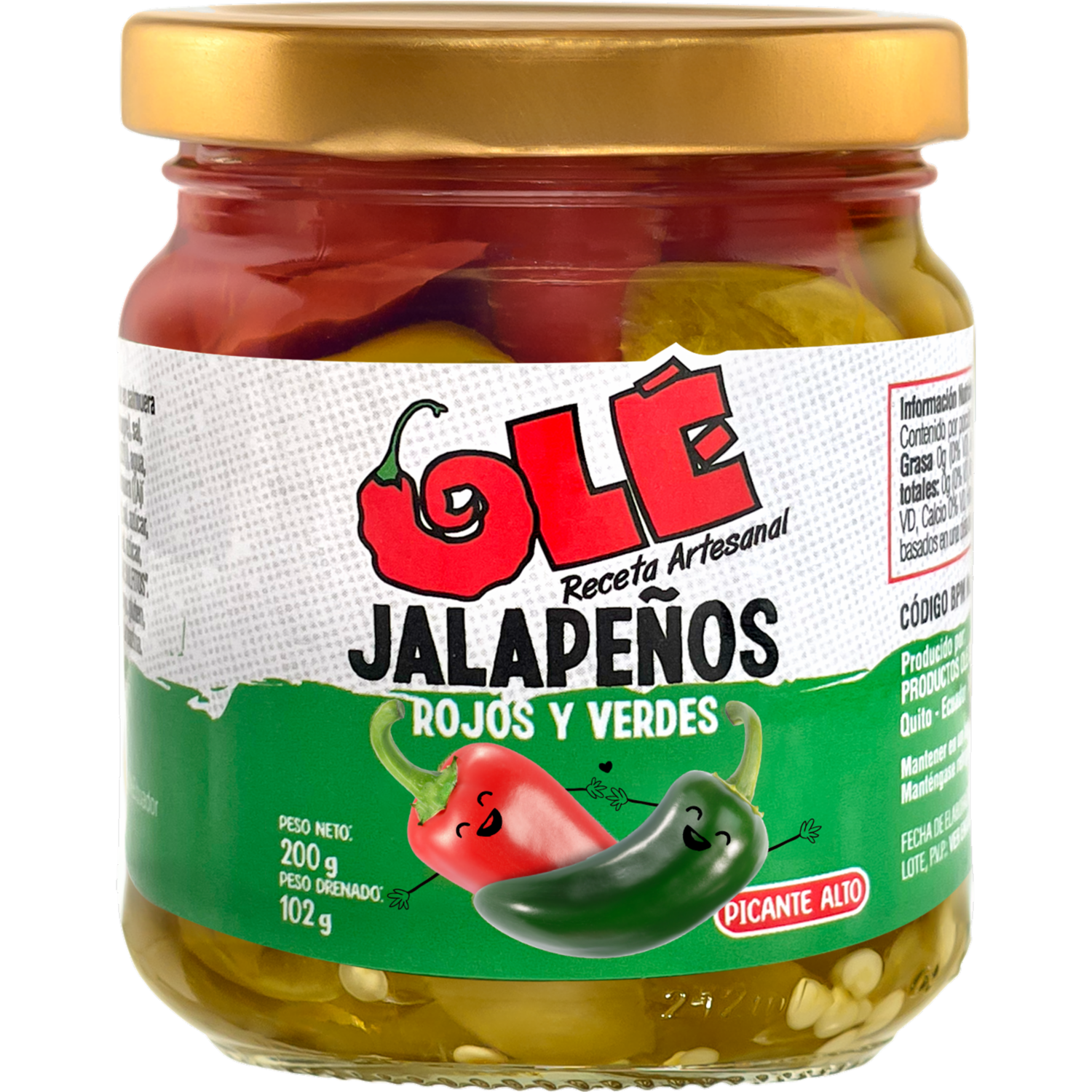Jalapeños Encurtidos OLÉ 200G