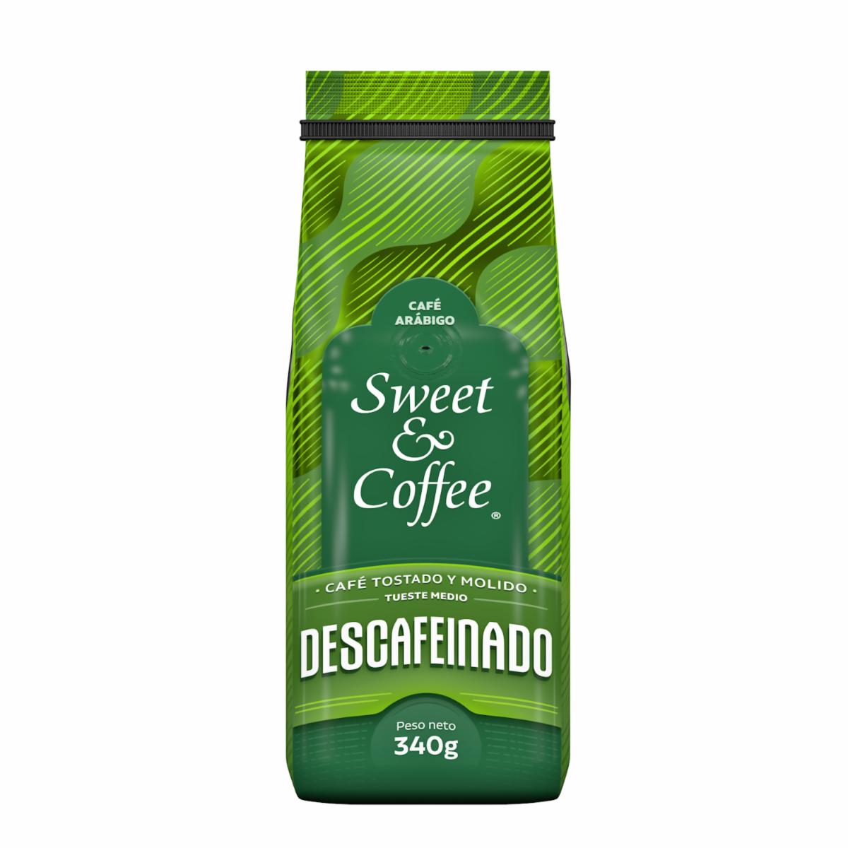 Café Tostado Y Molido Descafeinado SWEET & COFFEE 340 G