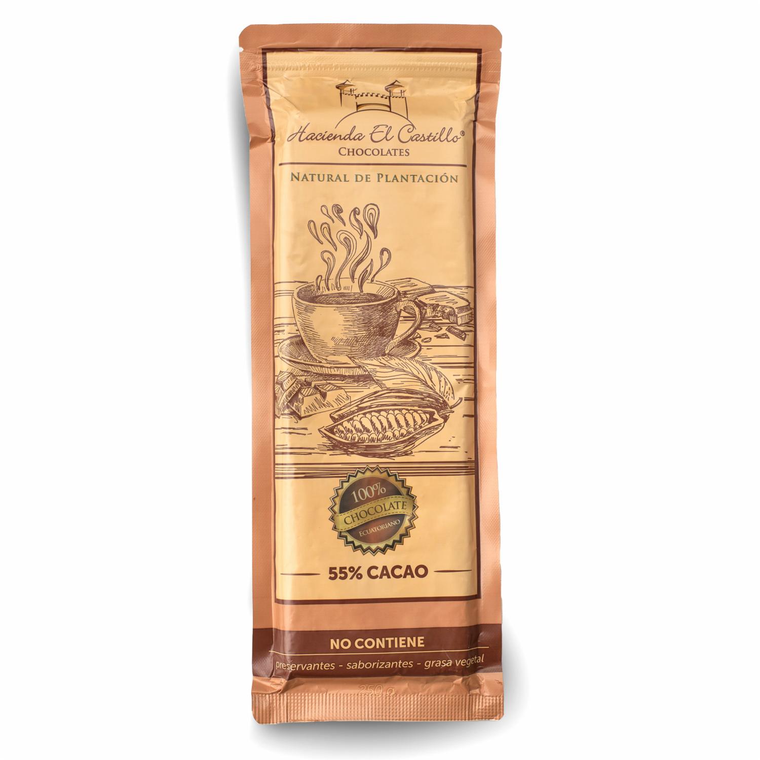 Chocolate Para Repostería HACIENDA EL CASTILLO 250 G