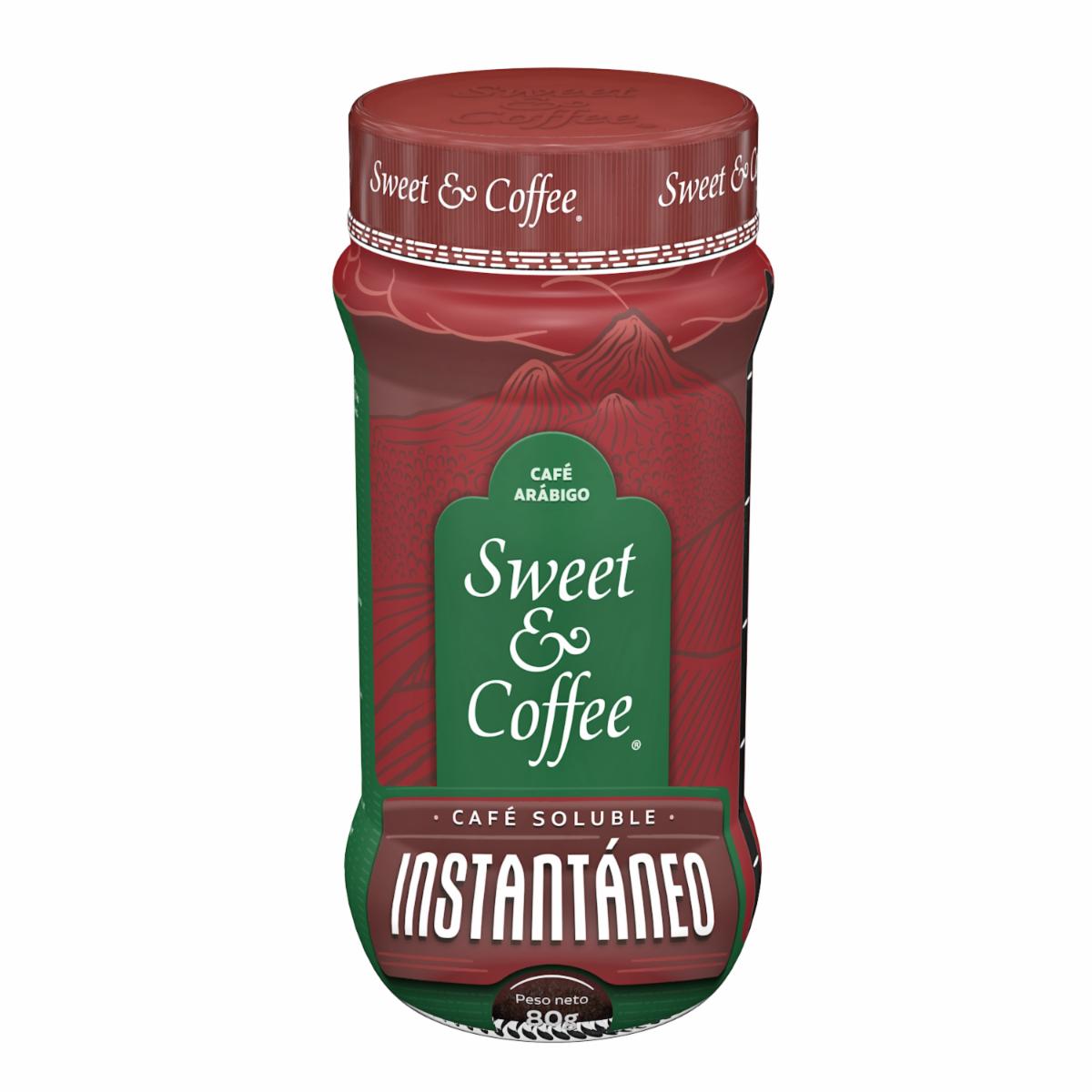 Café Instantáneo Arábigo Soluble SWEET & COFFEE 80 G