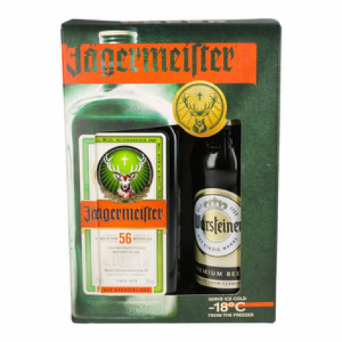 Licor De Hierbas Con Cerveza De Obsequio JÄGERMEÍSTER 700 Ml