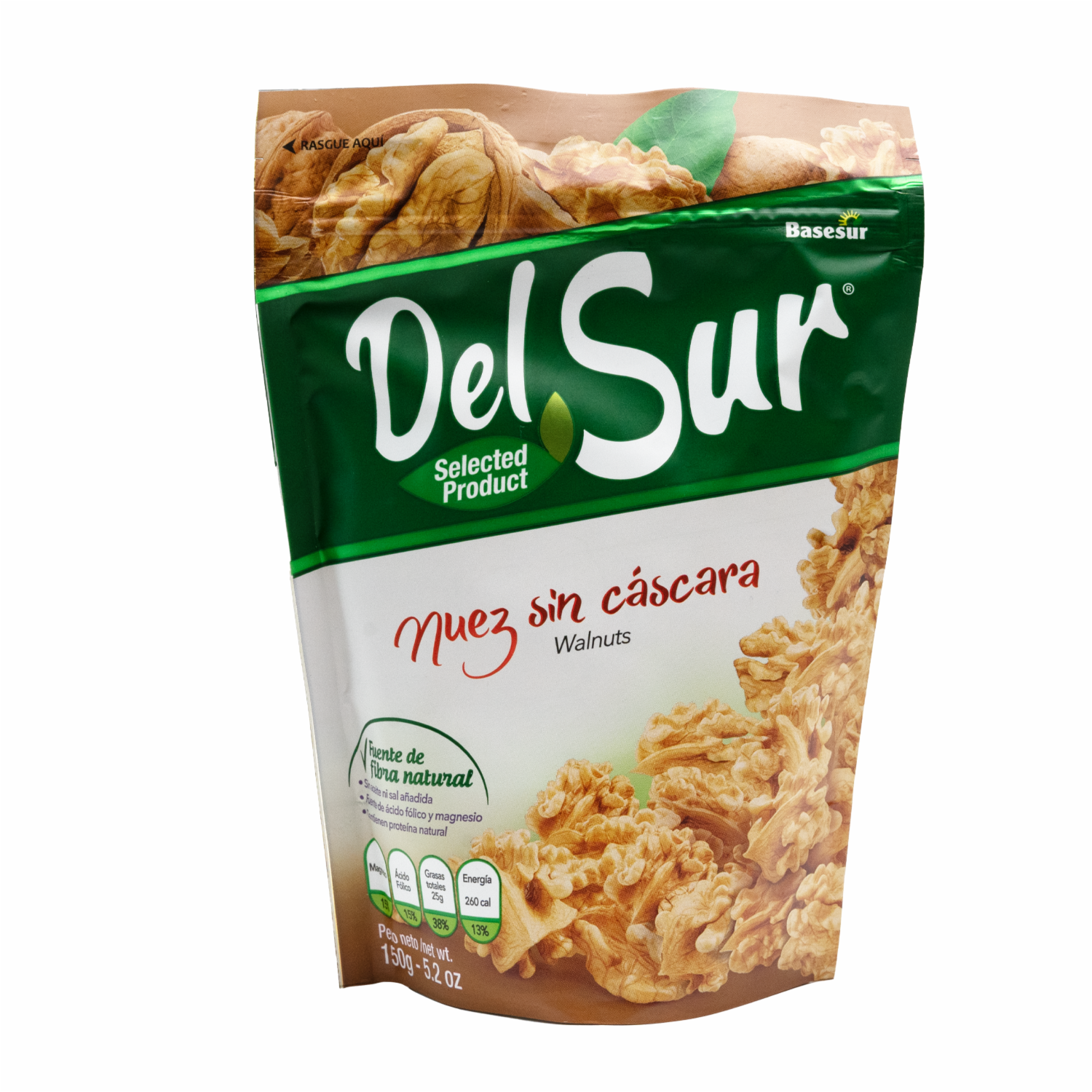 Nueces Sin Cascara DEL SUR 150 G
