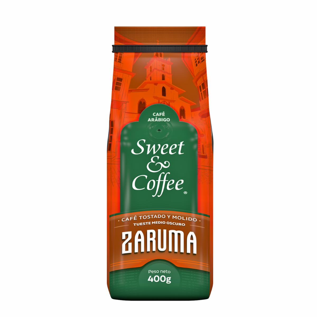 Café Tostado Y Molido Arábigo Zaruma SWEET & COFFEE 400 G