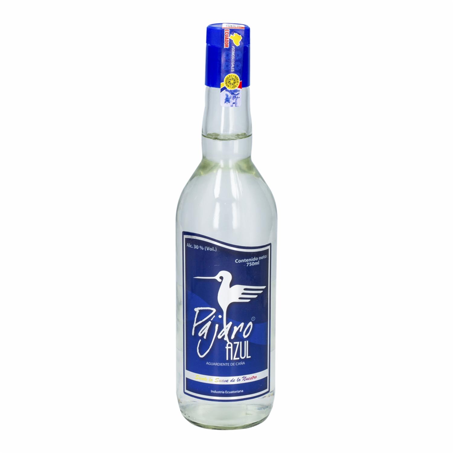 Aguardiente De Caña PÁjaro Azul 750 Ml