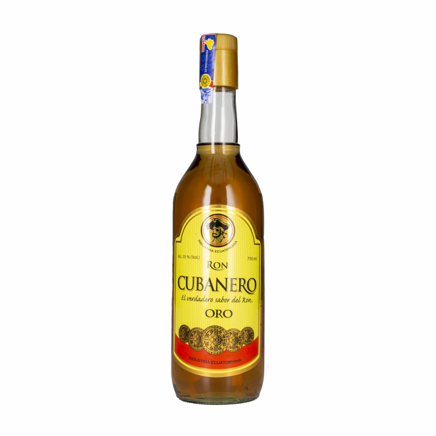 Ron Dorado Ron Cubanero 750 Ml