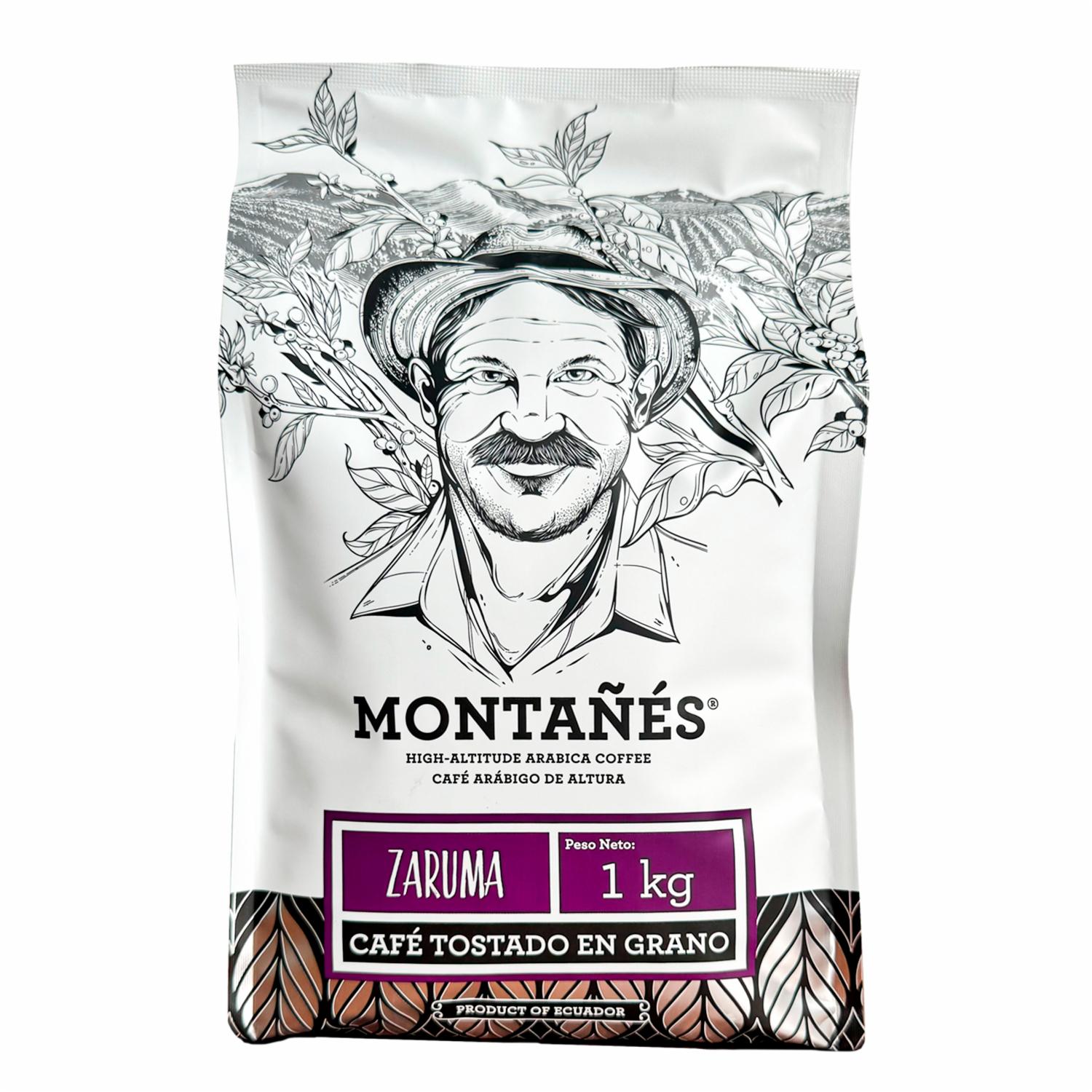 Café En Grano Zaruma Tostado MONTAÑÉS 1 KG