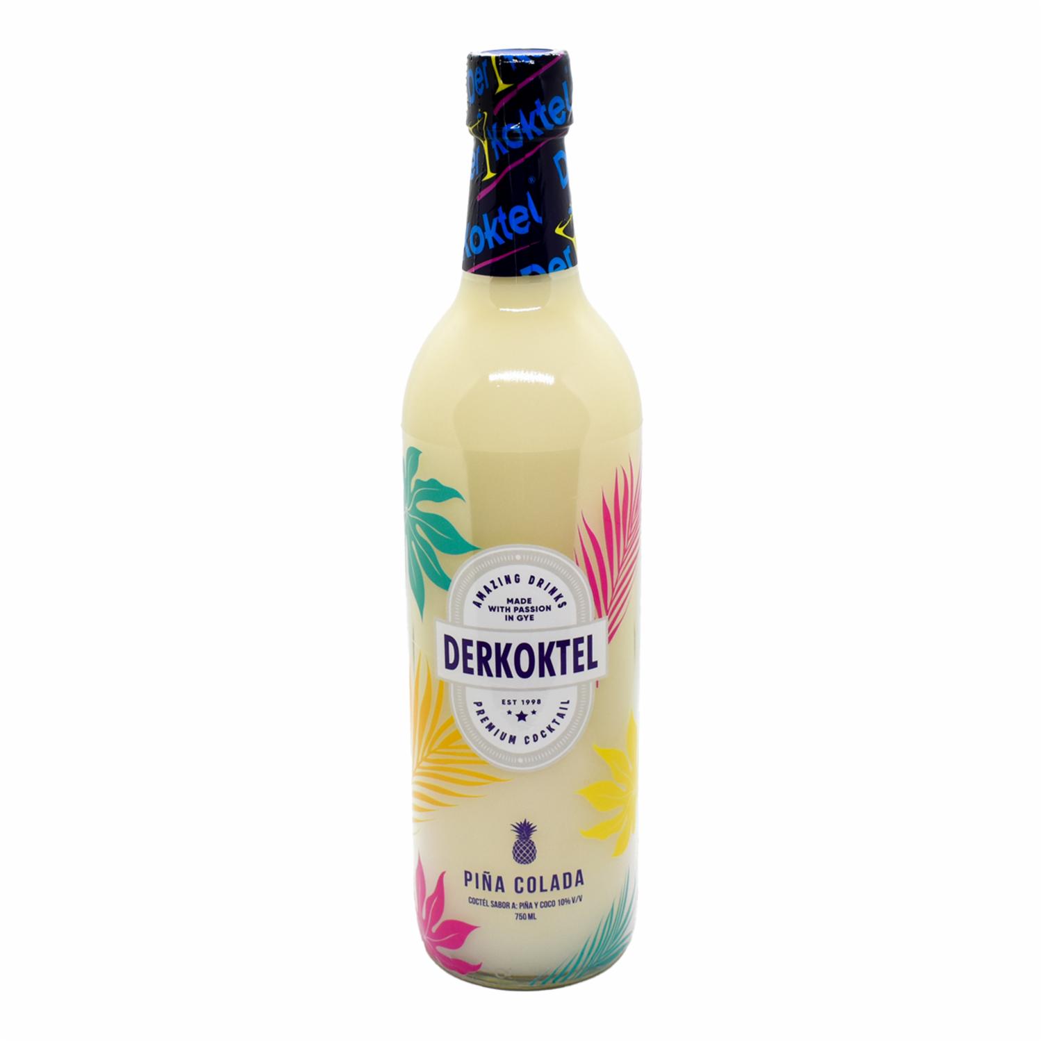 Cóctel Piña Colada Y Coco Derkoktel 750 Ml