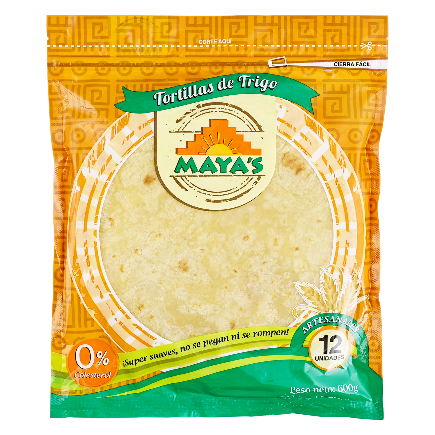 Tortillas De Trigo MAYAS 600 G