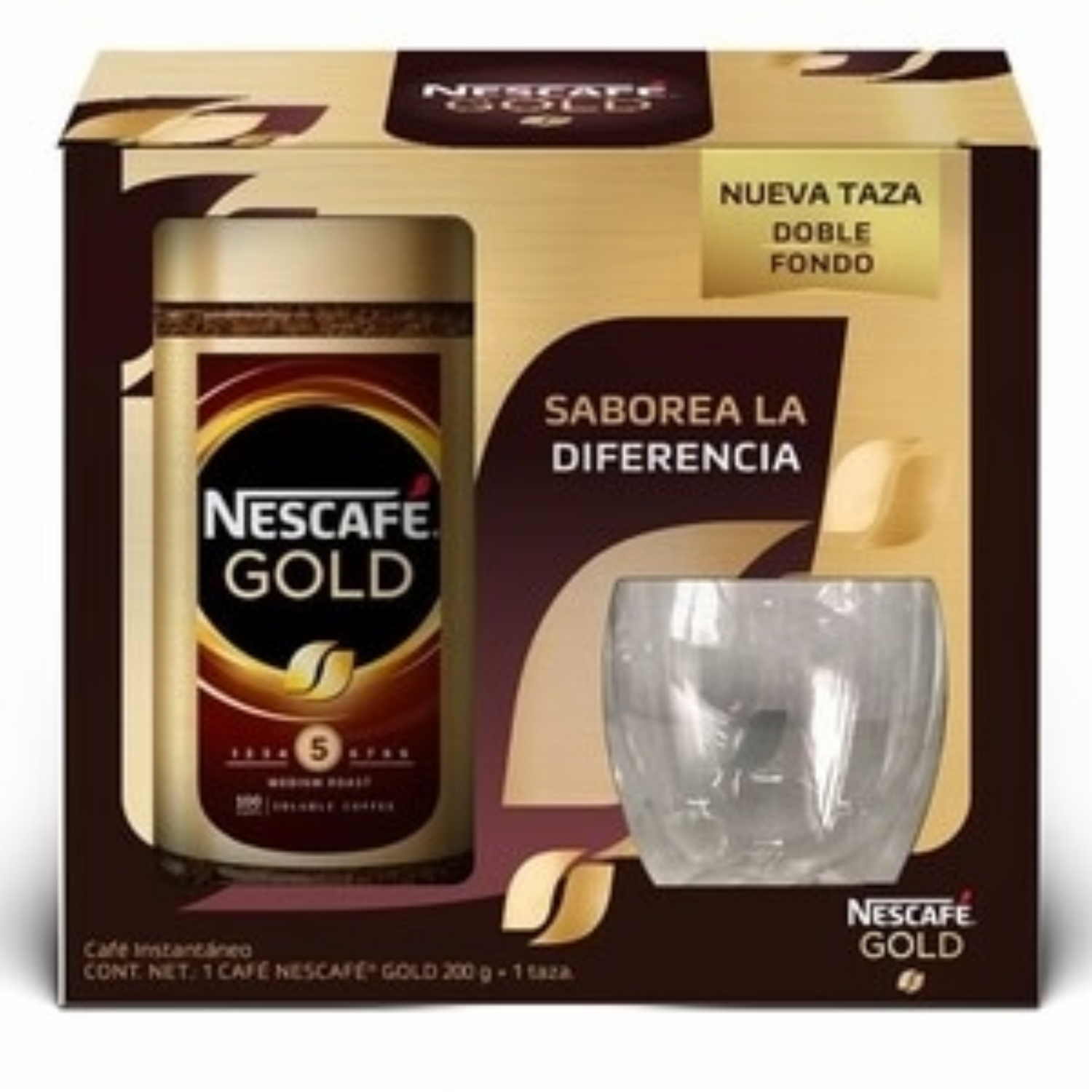 Café Instantáneo Gold + Jarro NESCAFÉ 200 G