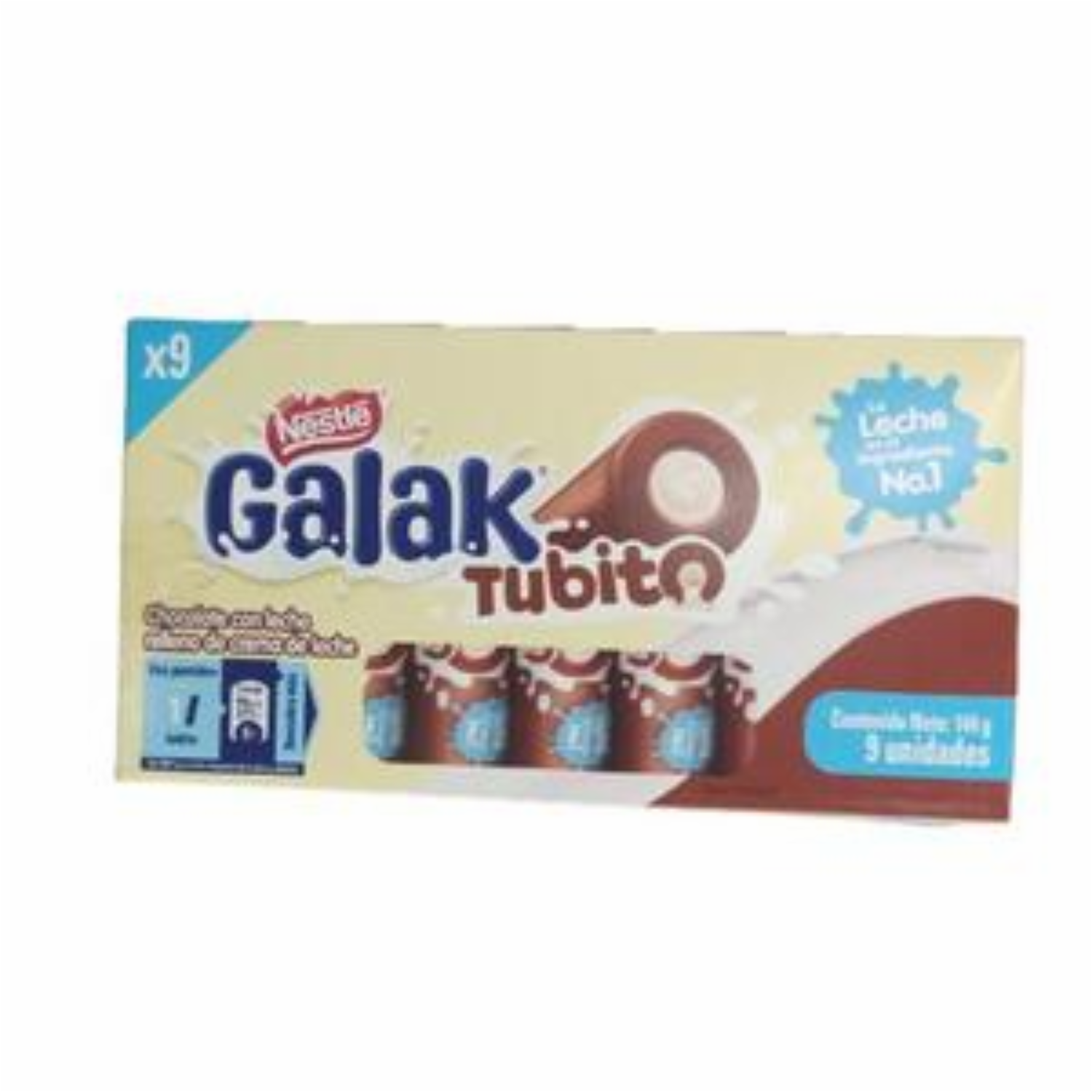 Chocolate Tubito Milk GALAK 144 G