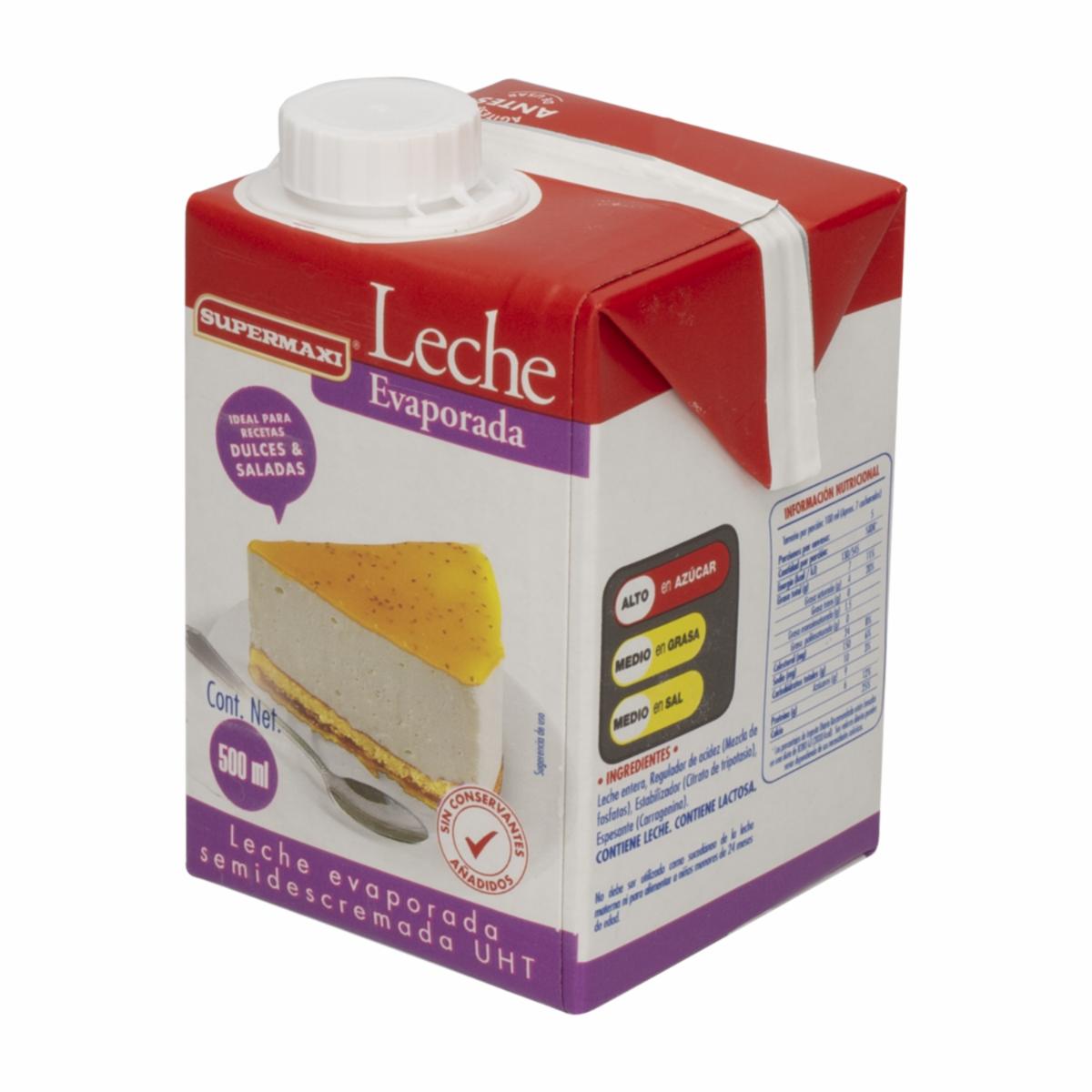 Leche Evaporada Clásica SUPERMAXI 500 Ml