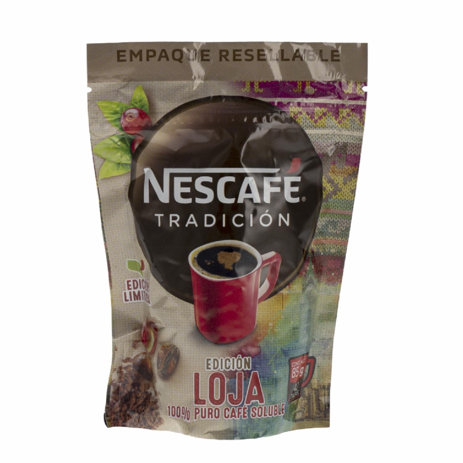 Café Instantáneo Tradición Loja NESCAFÉ 85 G