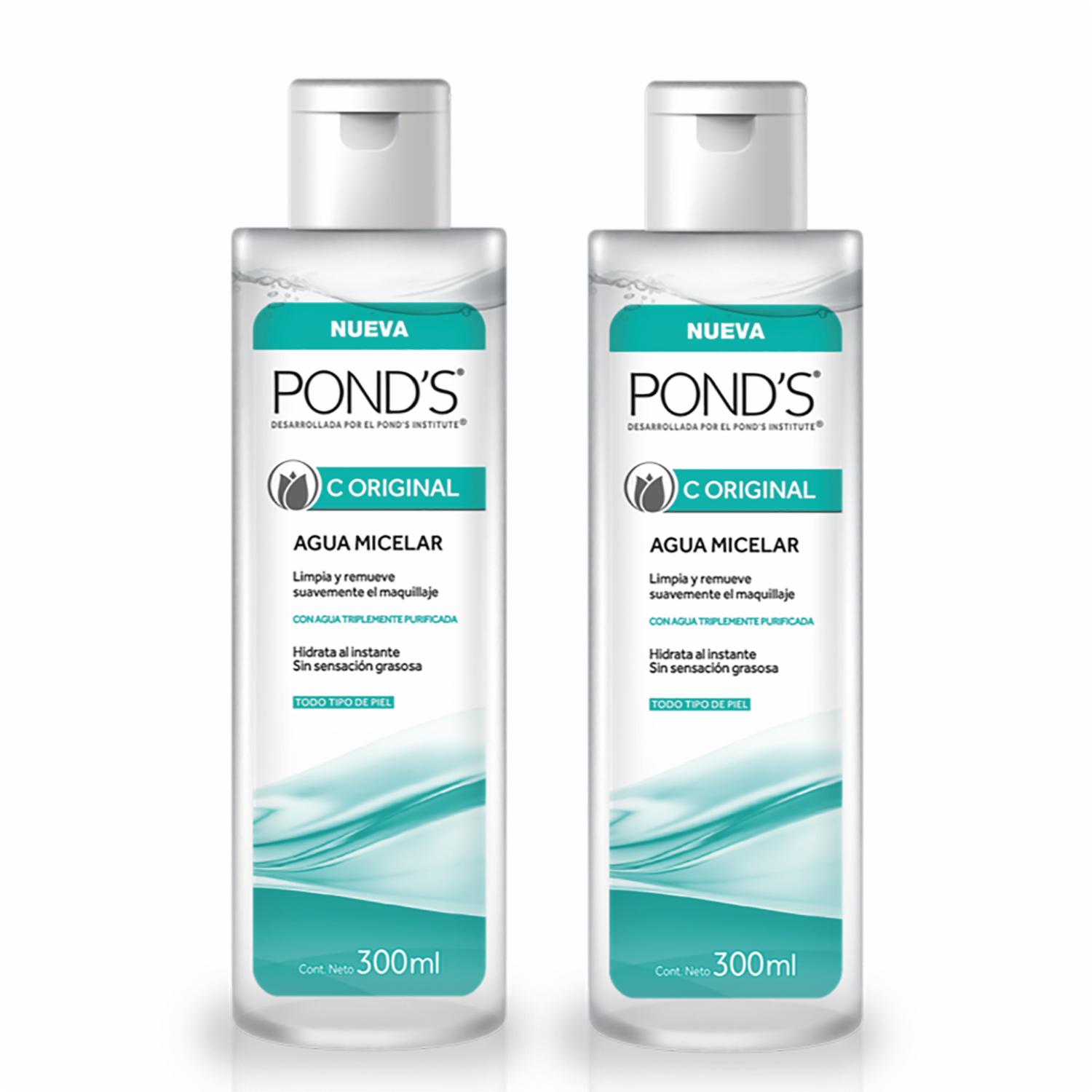 Agua Micelar Original Pack POND’S 2 X 300 Ml