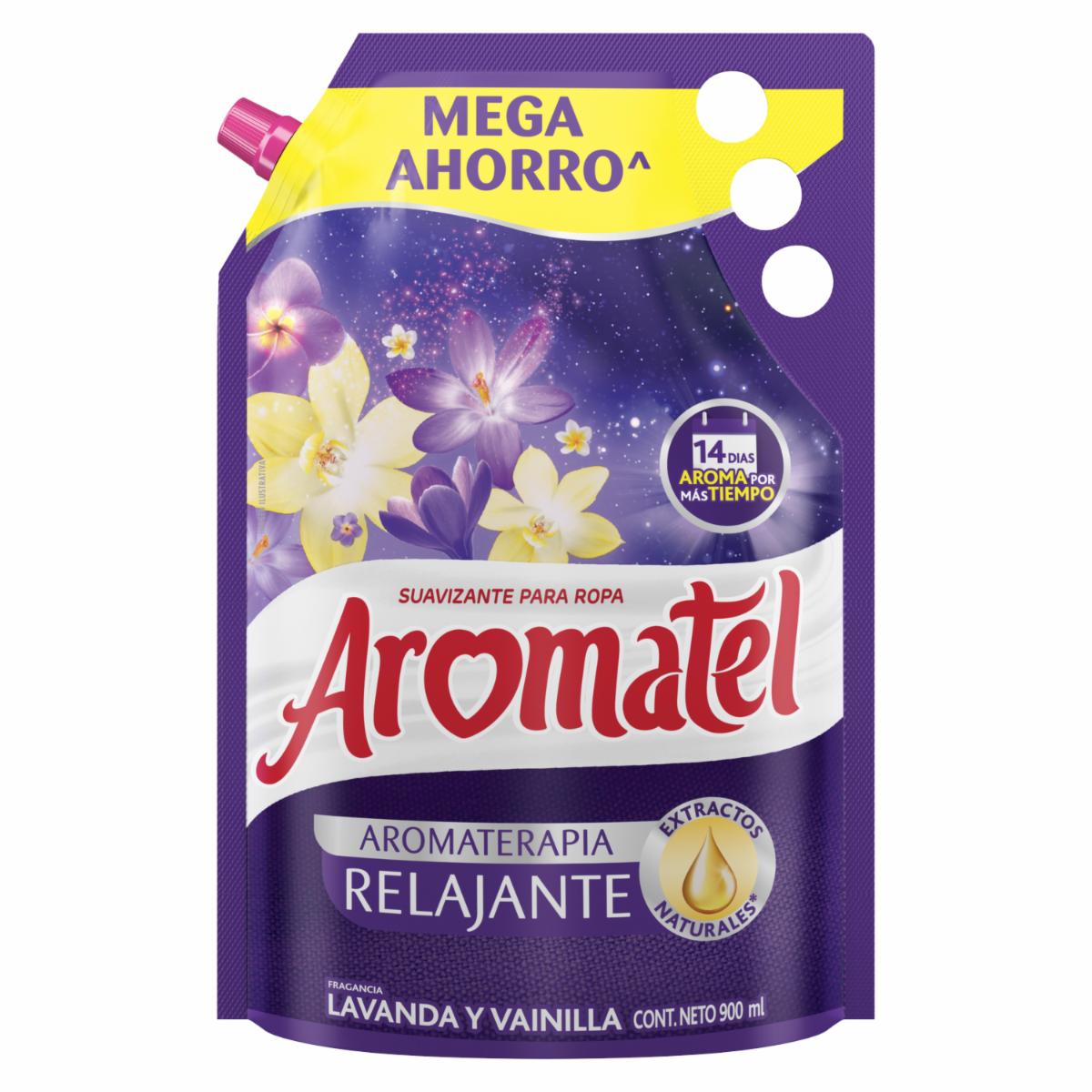 Suavizante Para Ropa Aromaterapia Relajante Lavanda Y Vainilla AROMATEL 900 Ml