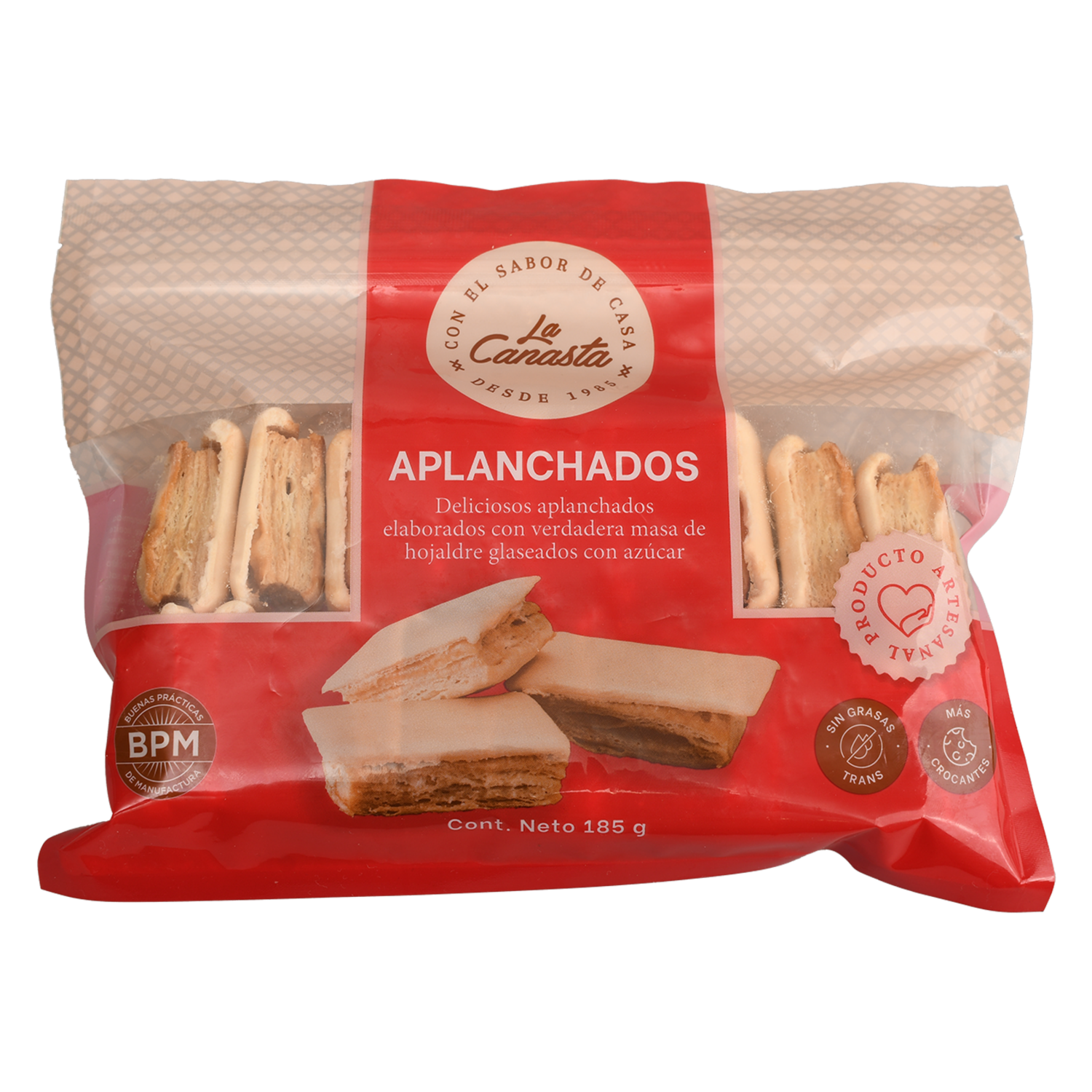 Aplanchados Frescos LA CANASTA 185 G