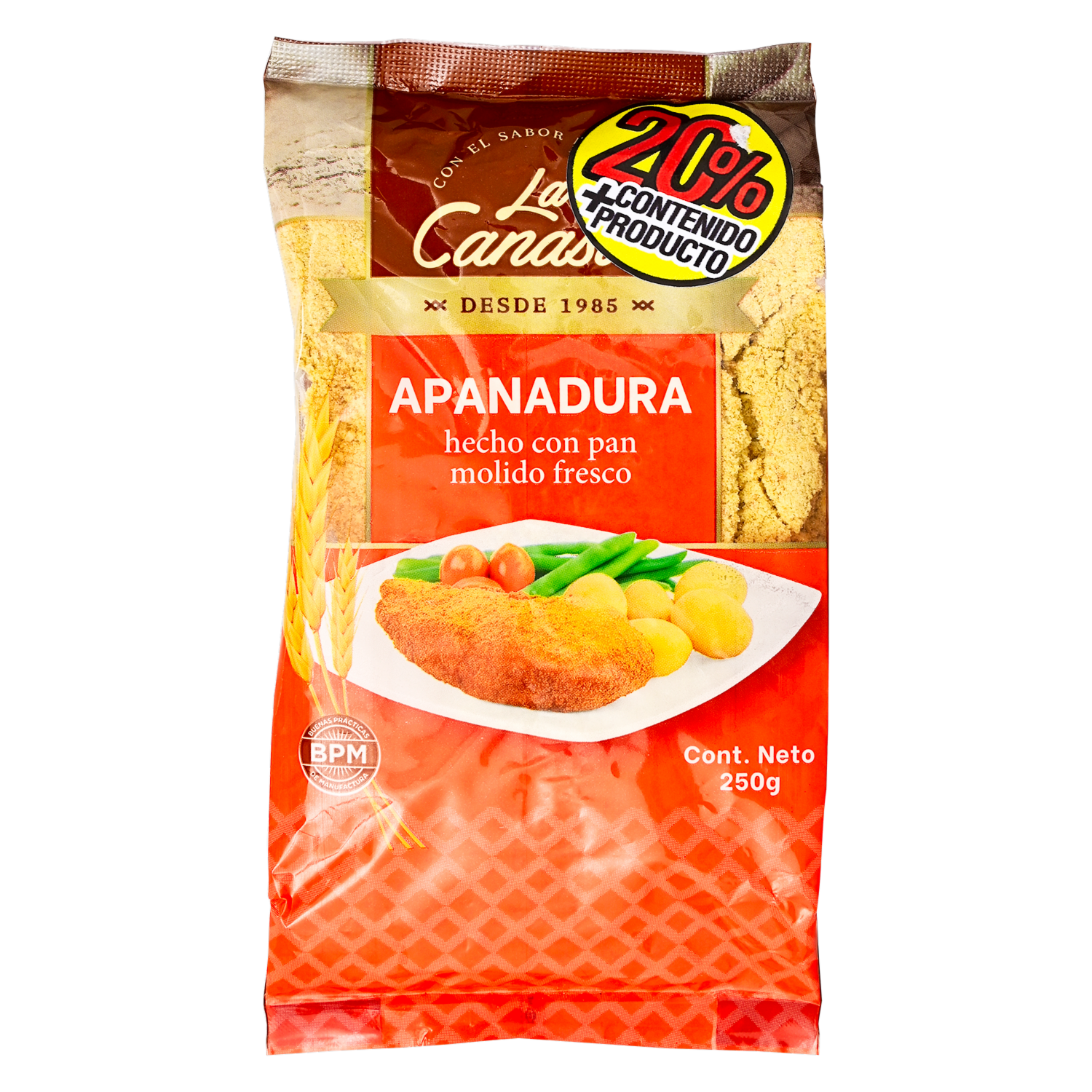 Apanadura Natural LA CANASTA 250 G