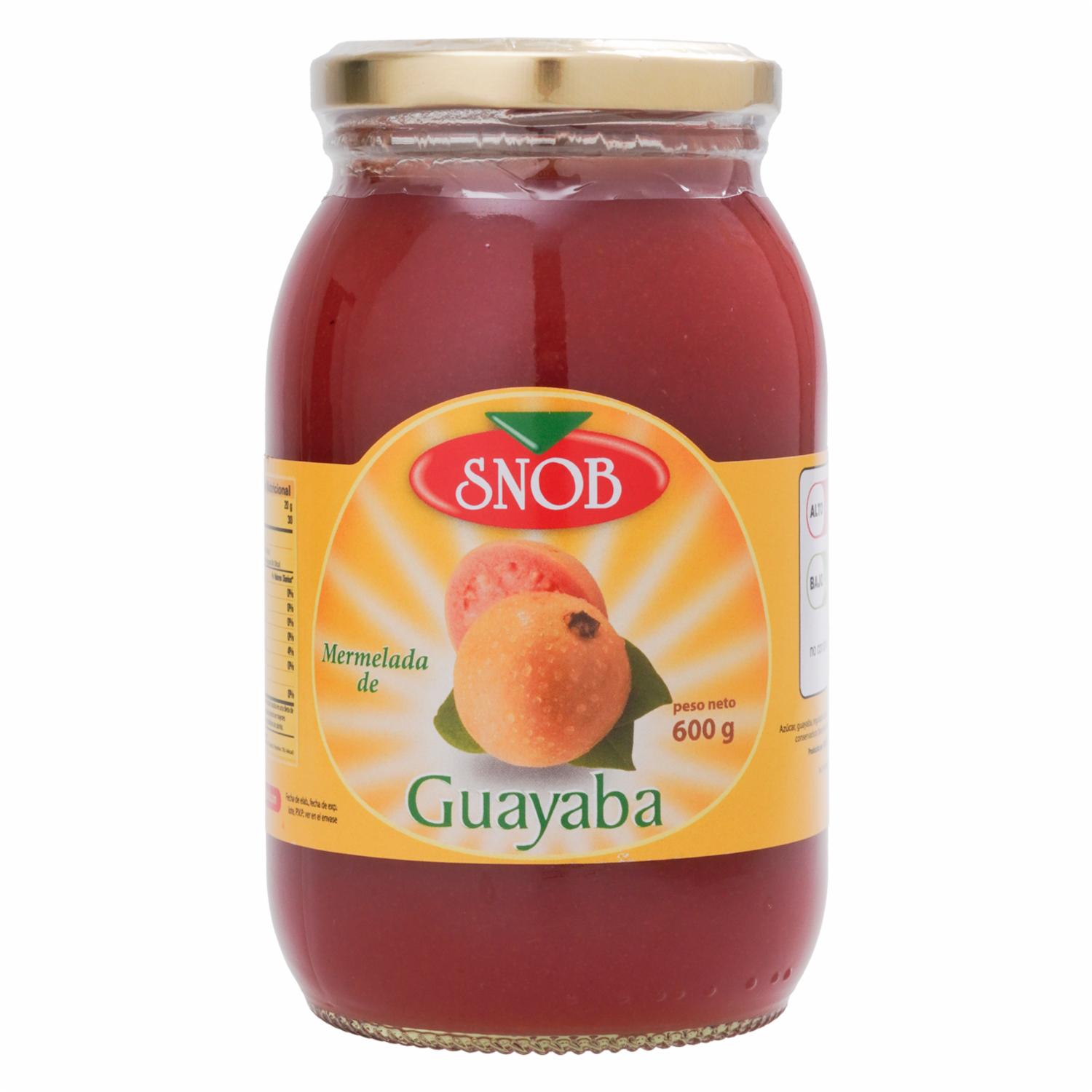 Mermelada De Guayaba SNOB 600 G