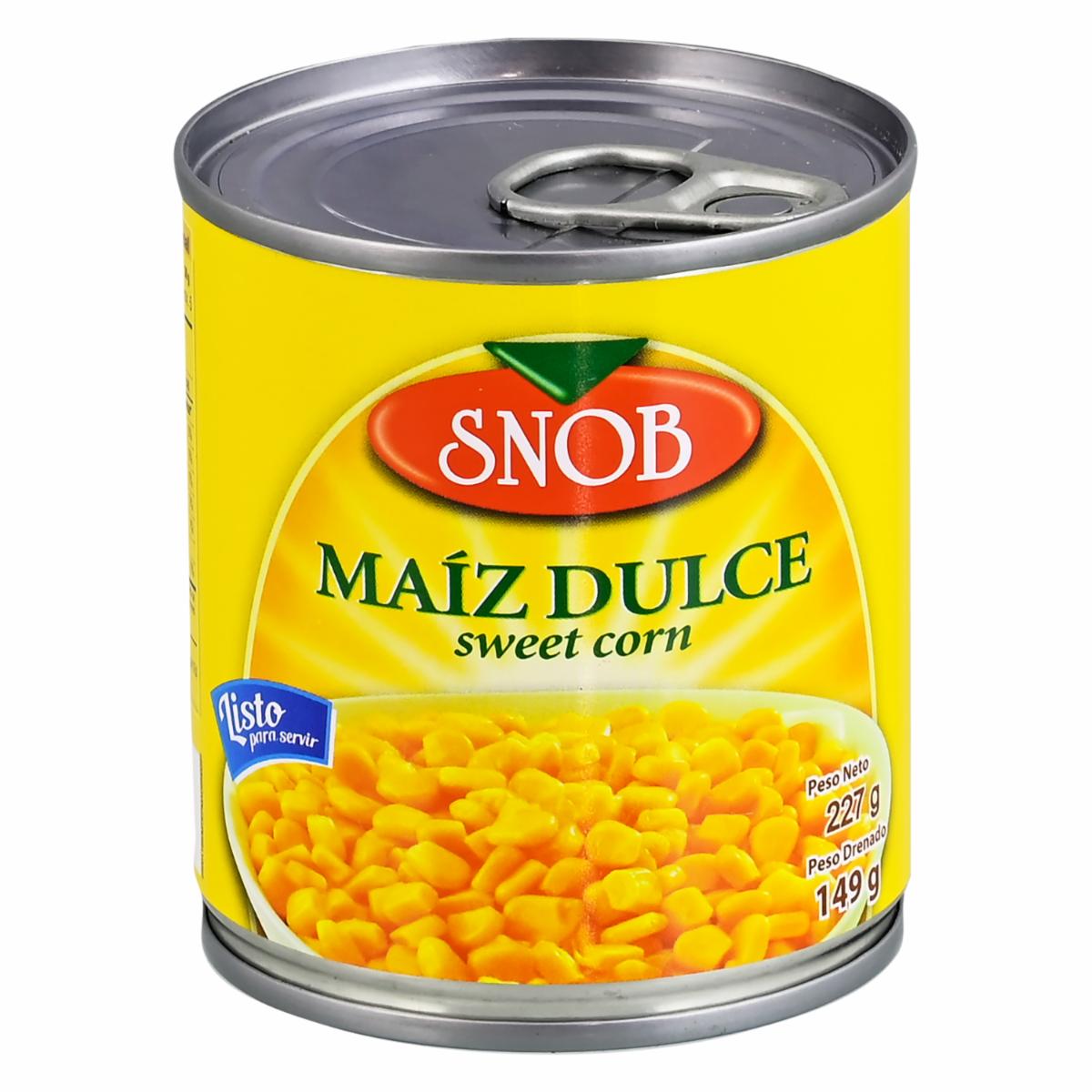 Maíz Dulce SNOB Lata
