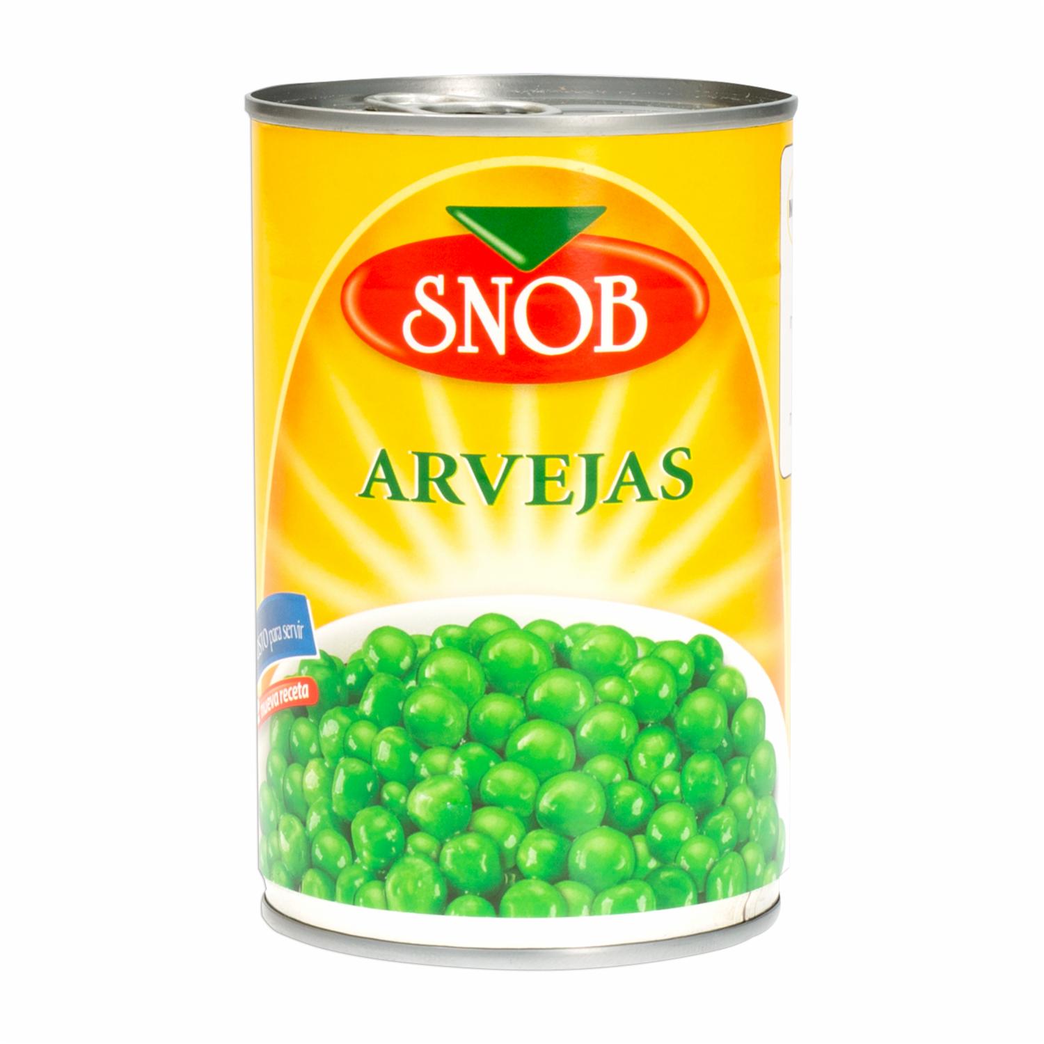 Arvejas Enlatadas SNOB 420   G